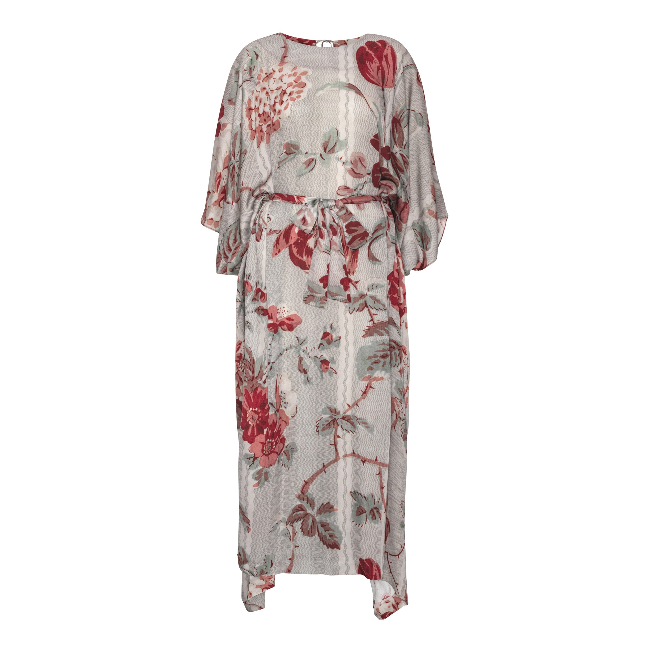 Tapis Noir Alana Large Kaftan Dress Grey