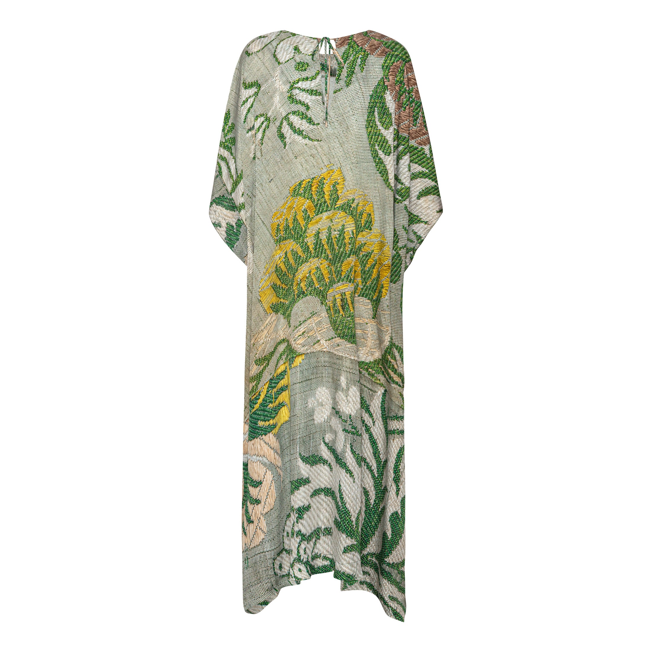 Tapis Noir Alexandra Large Kaftan Dress Grey