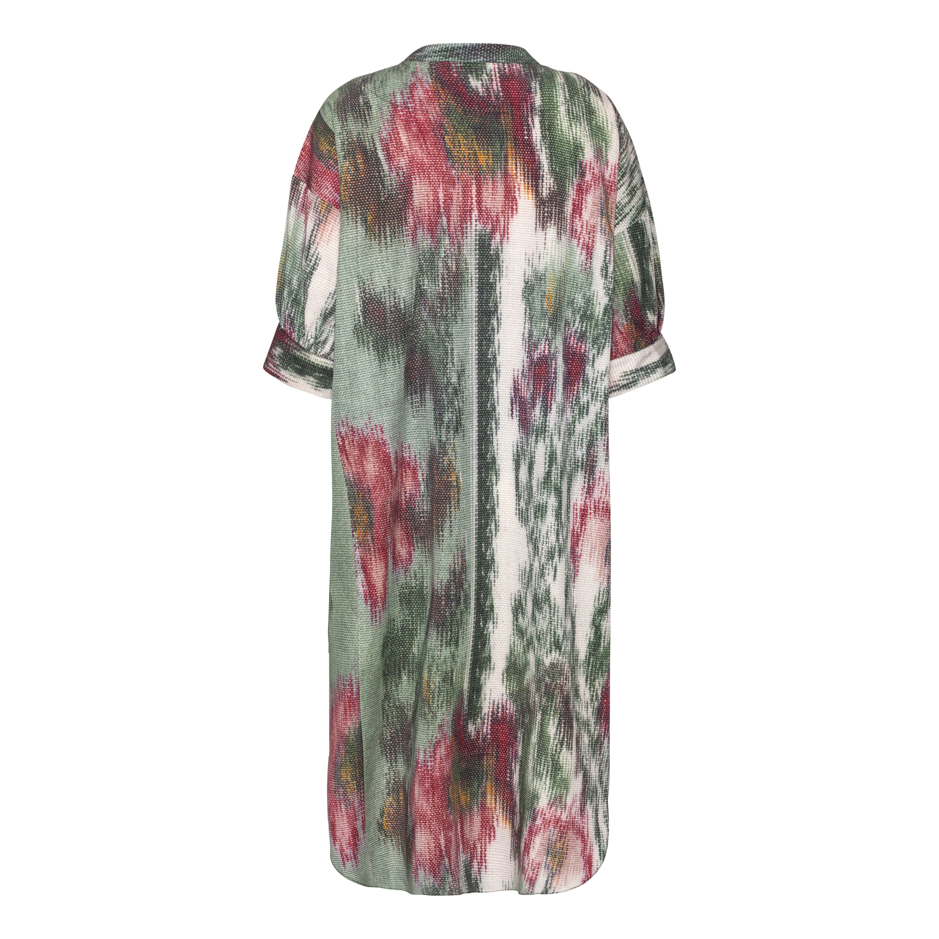 Tapis Noir Anna Short Sleeved Tunic Dress Green