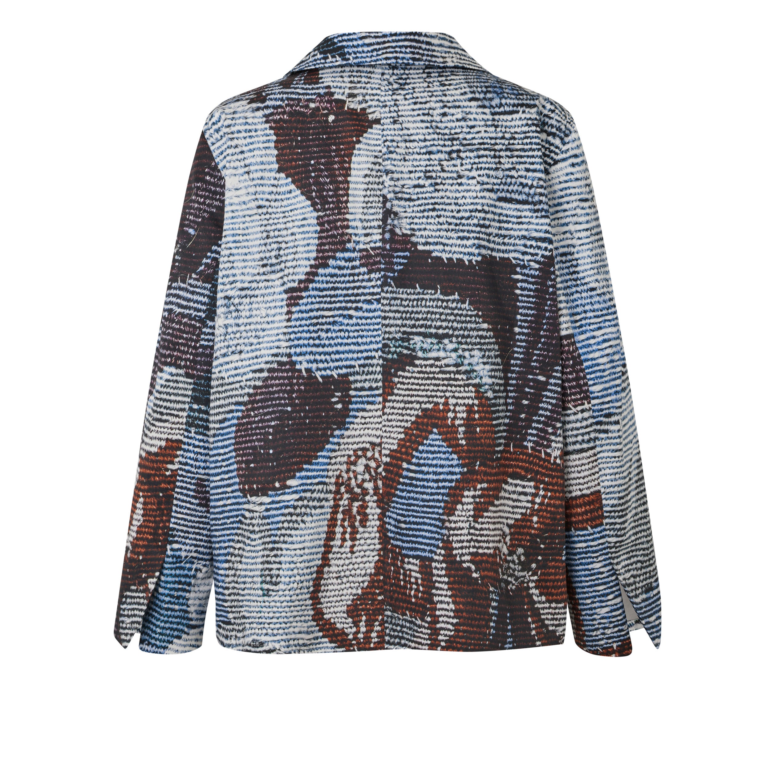 Tapis Noir Becca Cotton Blazer - Blue Jacket Blue