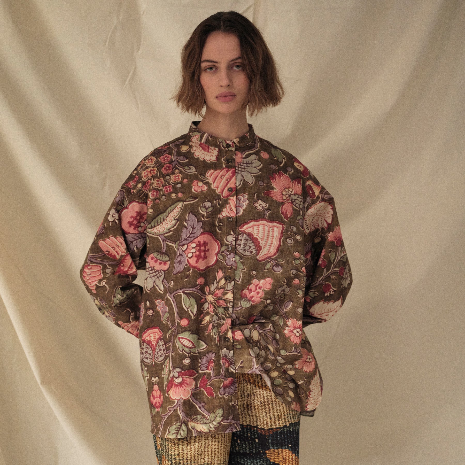 Tapis Noir Becca Shirt Shirt Green
