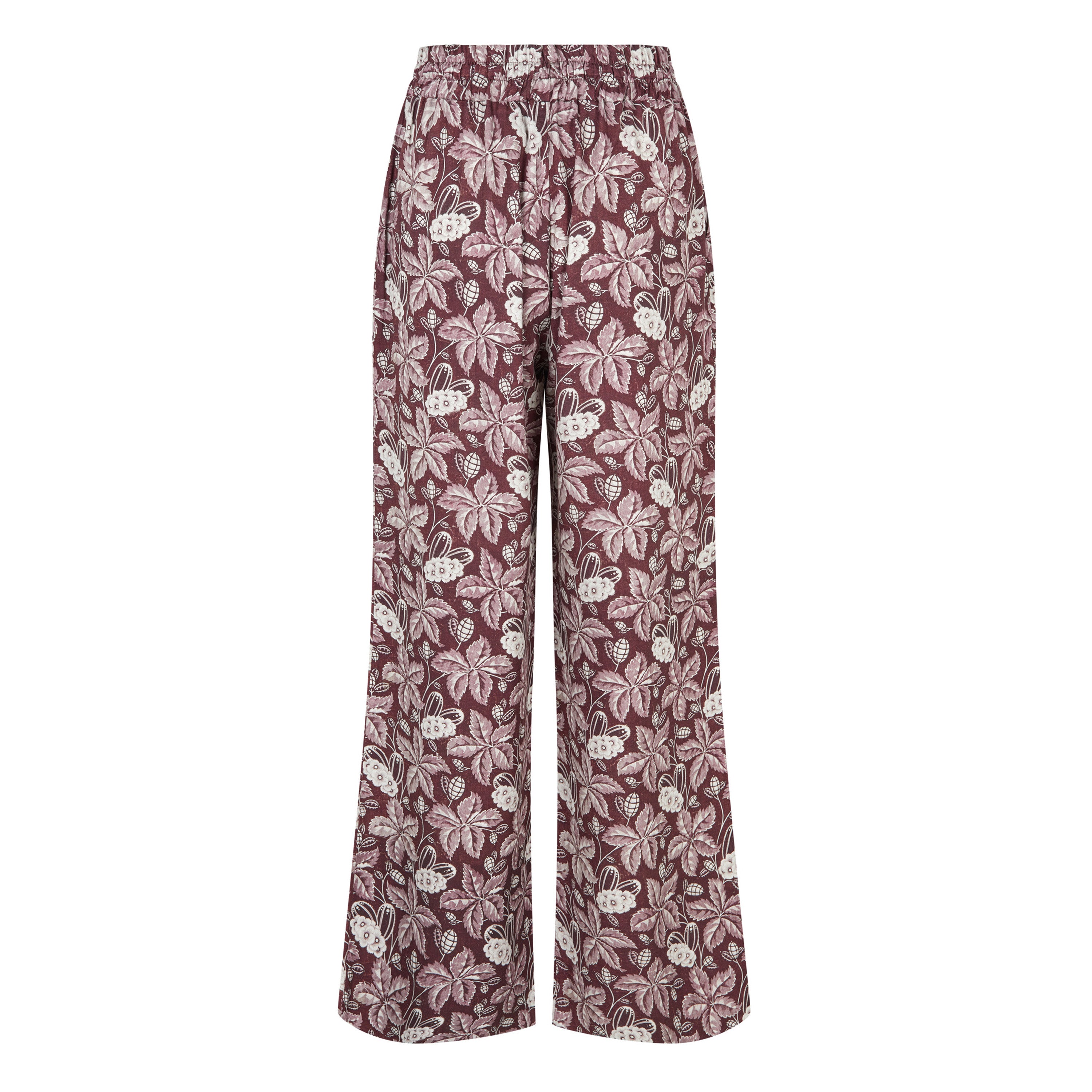 Tapis Noir Bella Pants Pants Bordeaux