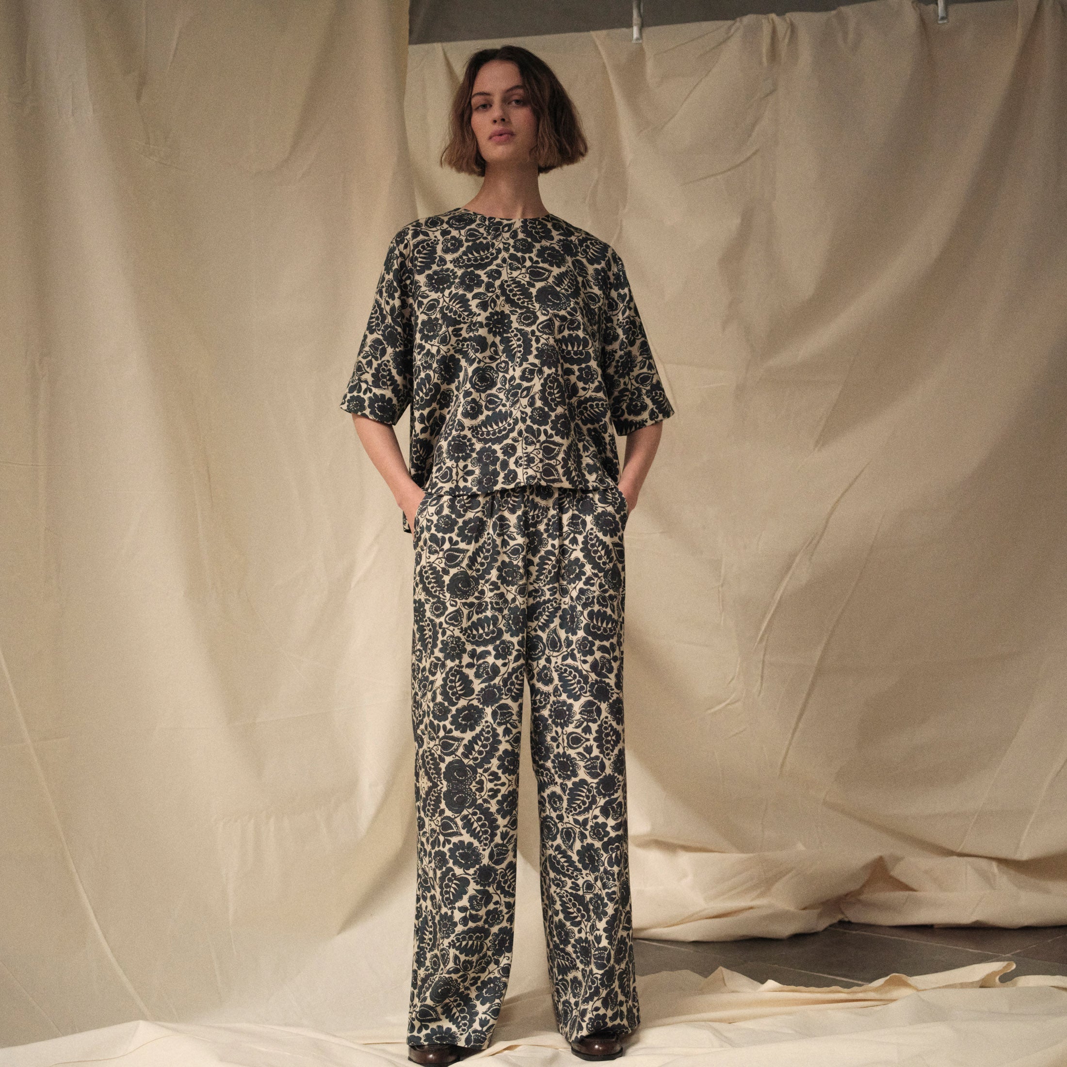 Tapis Noir Brenda Pants Pants Blue