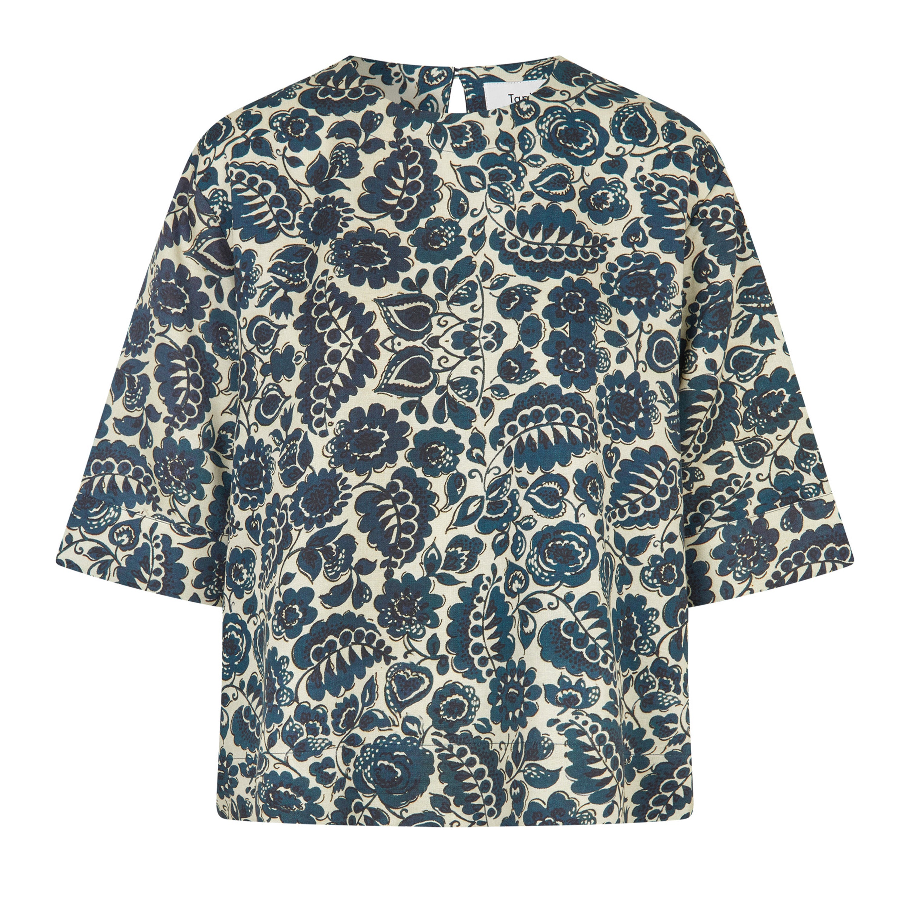 Tapis Noir Britt Top Top Blue