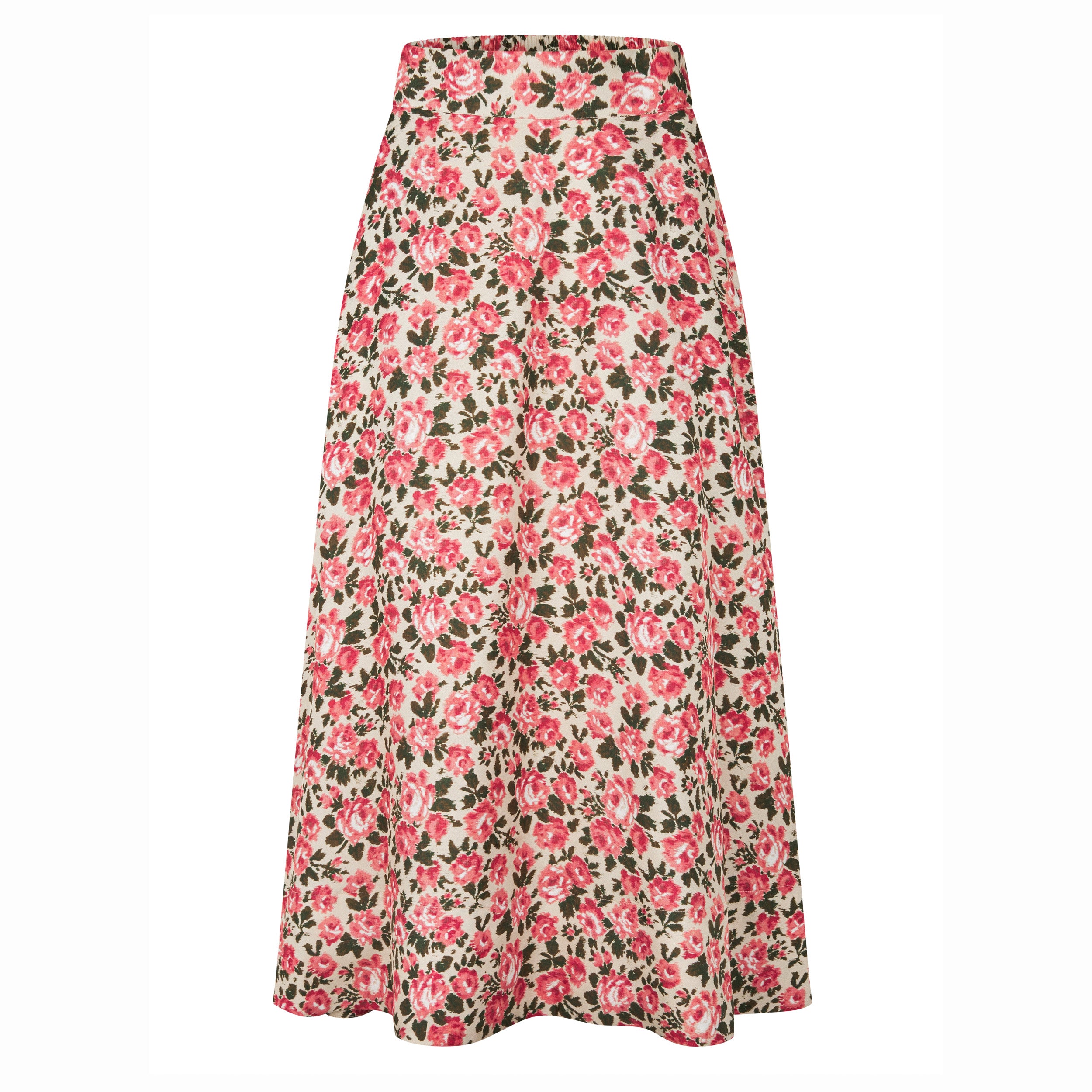 Tapis Noir Caroline Silk Skirt - Rose Skirt Soft Pink