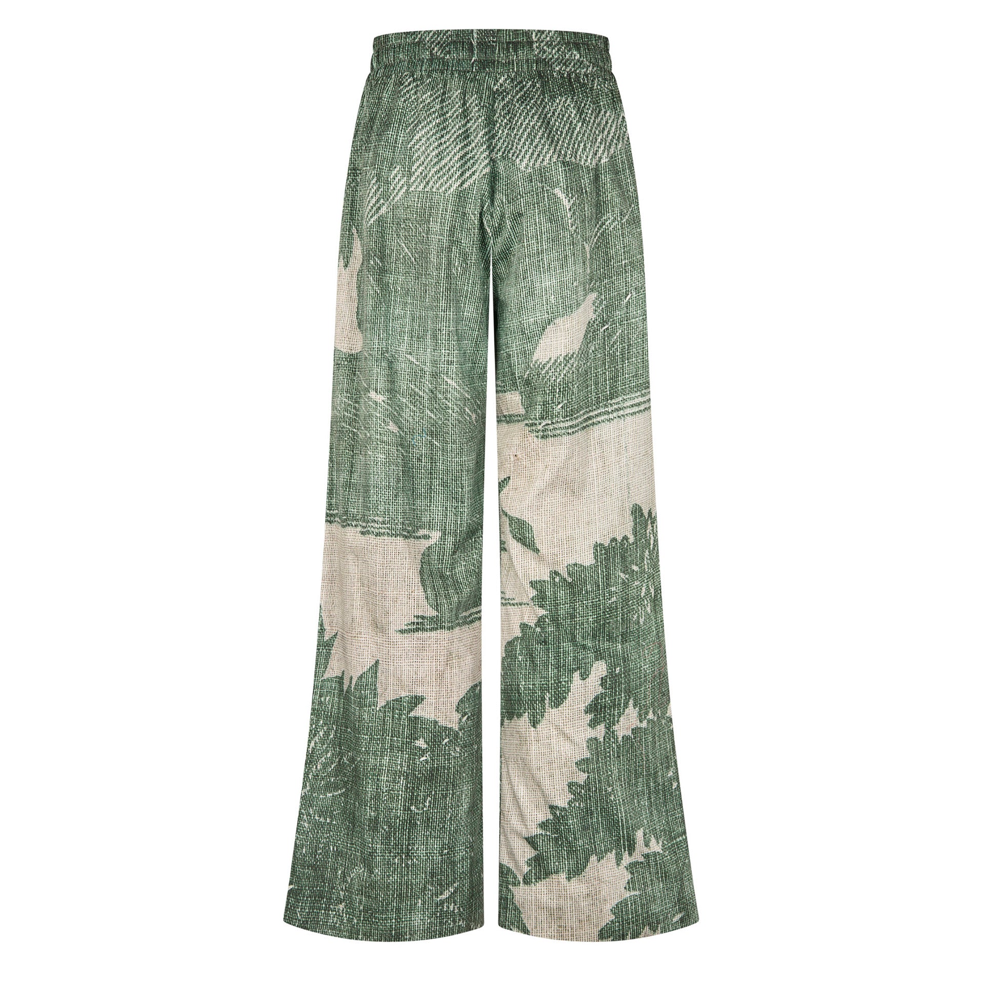 Tapis Noir Catrin Cotton Pants - Dusty green Pants Dark Green