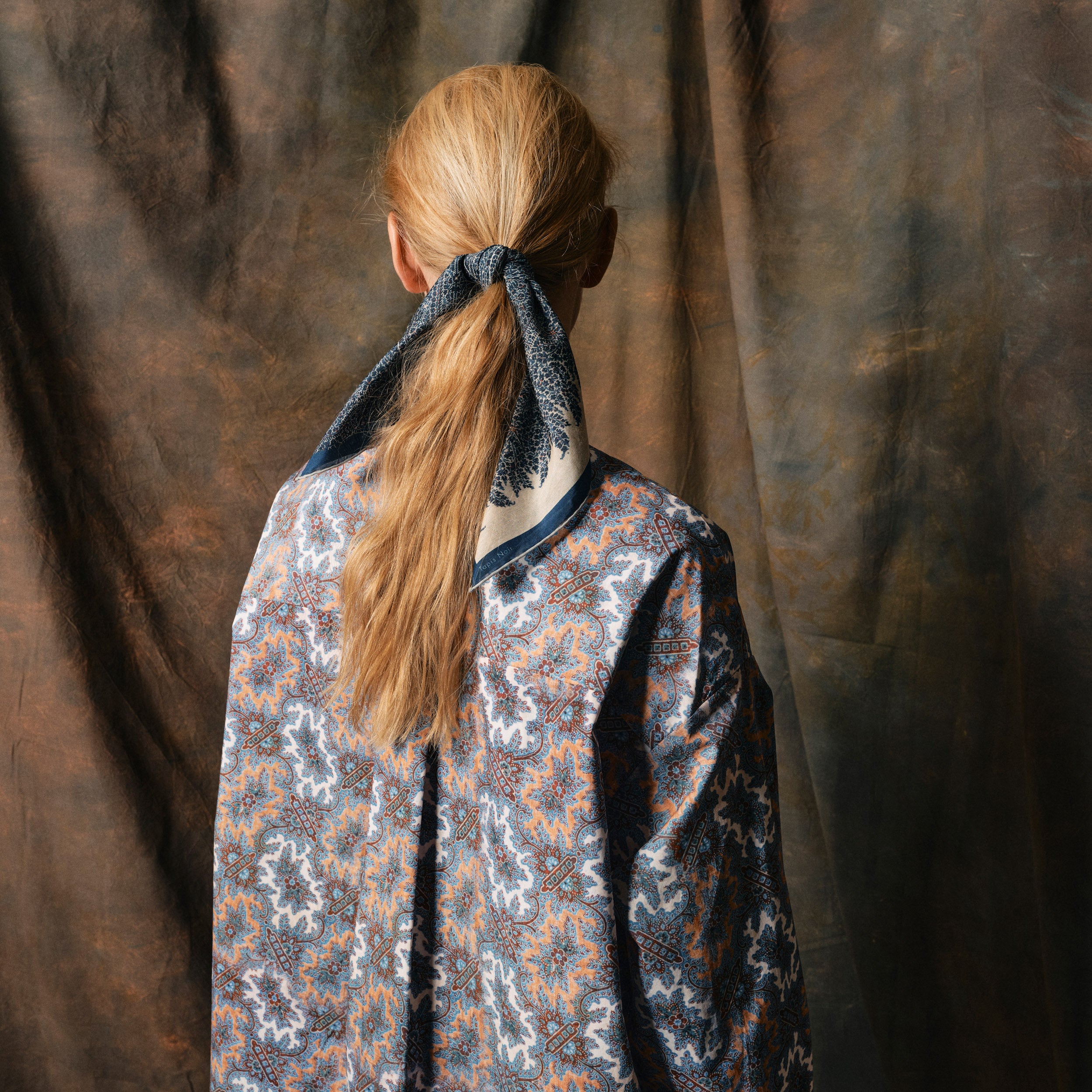 Tapis Noir Celina Cotton Shirt - Blue dream Shirt Blue