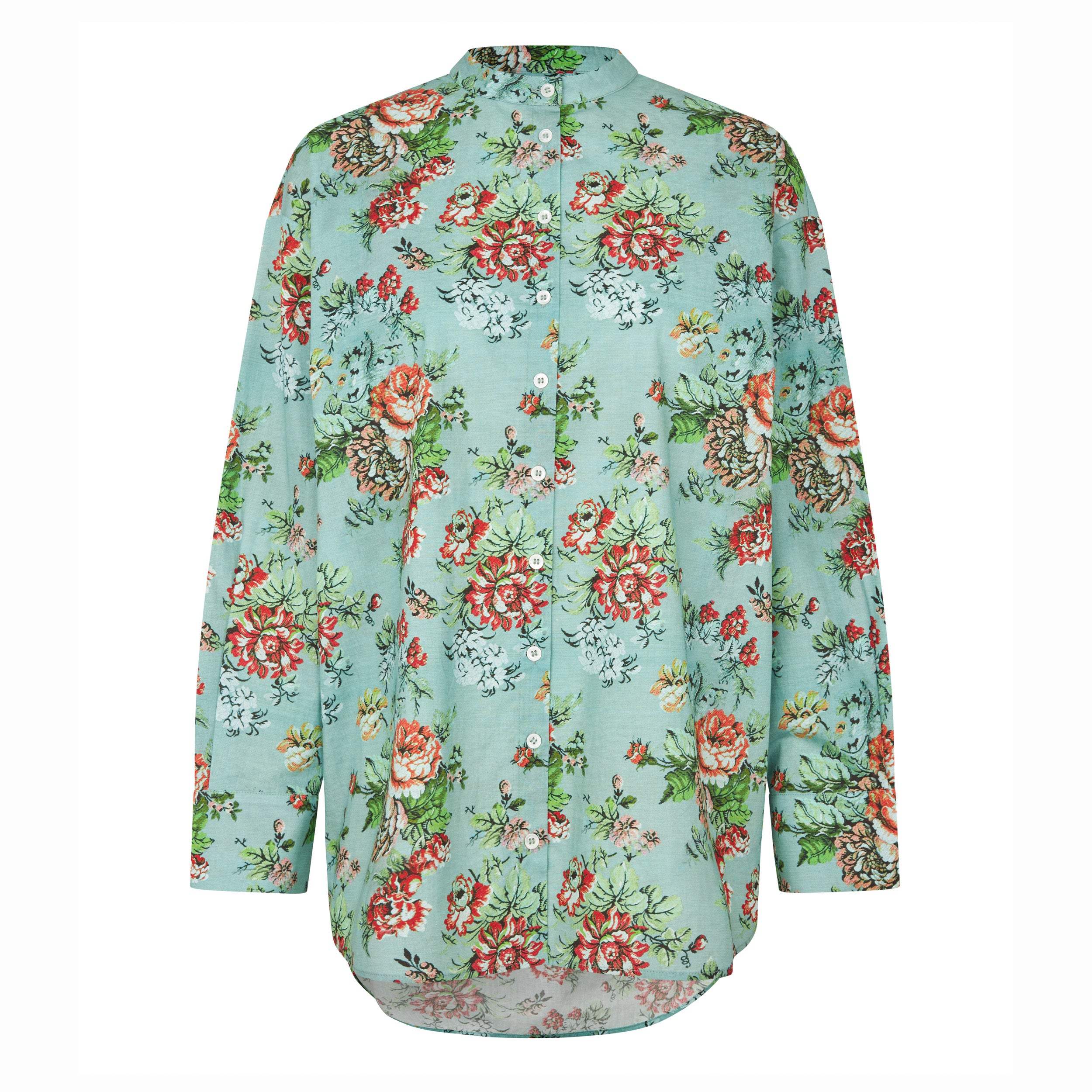 Tapis Noir Celina Cotton Shirt - Green Shirt Green