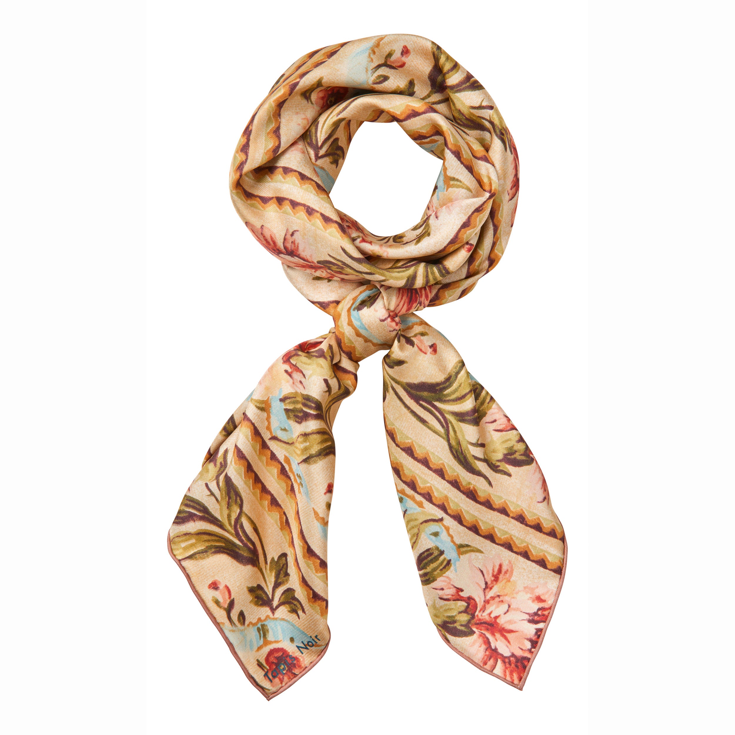 Tapis Noir Classical Ella Scarf Classical Gold