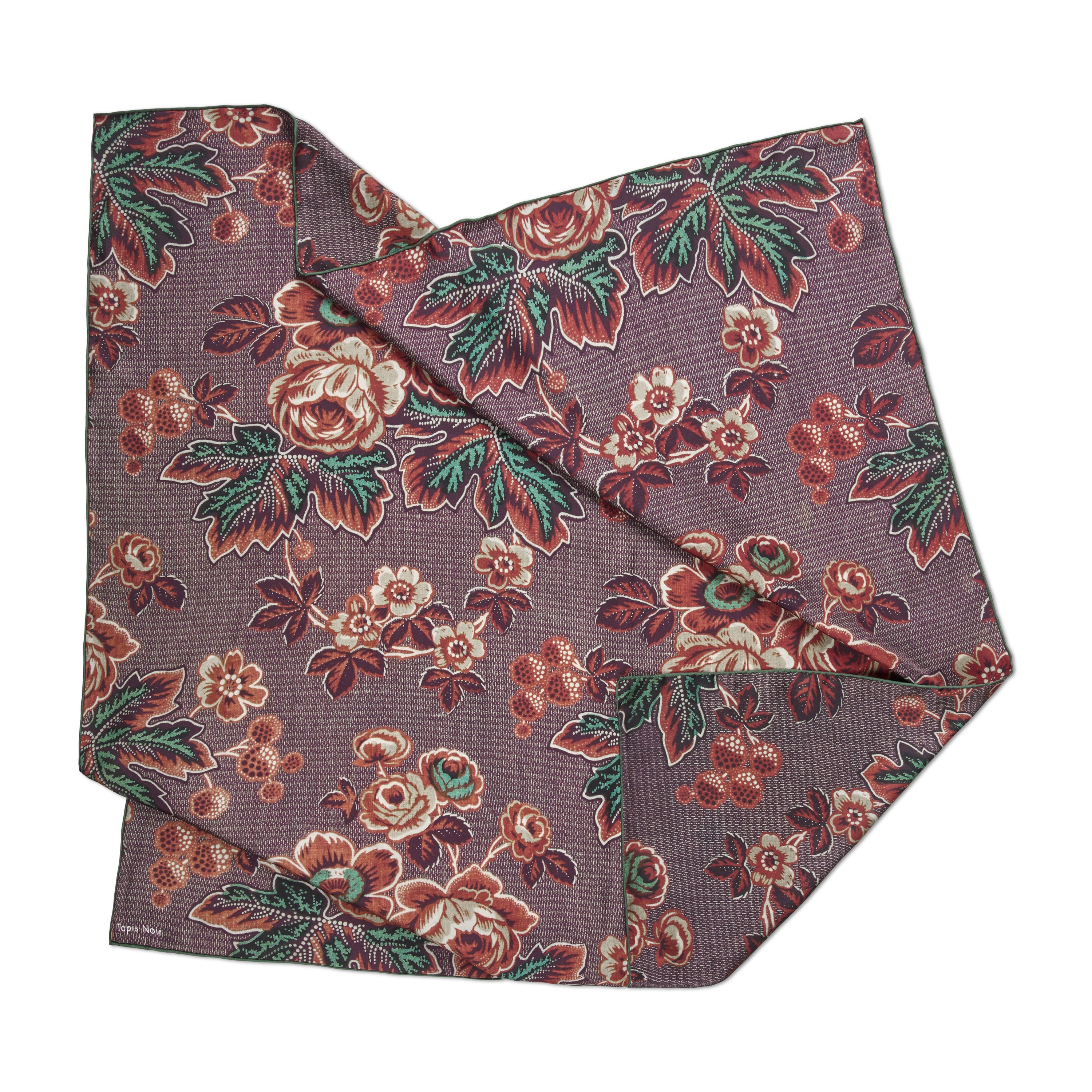 Tapis Noir Classical Gia Scarf Classical Red