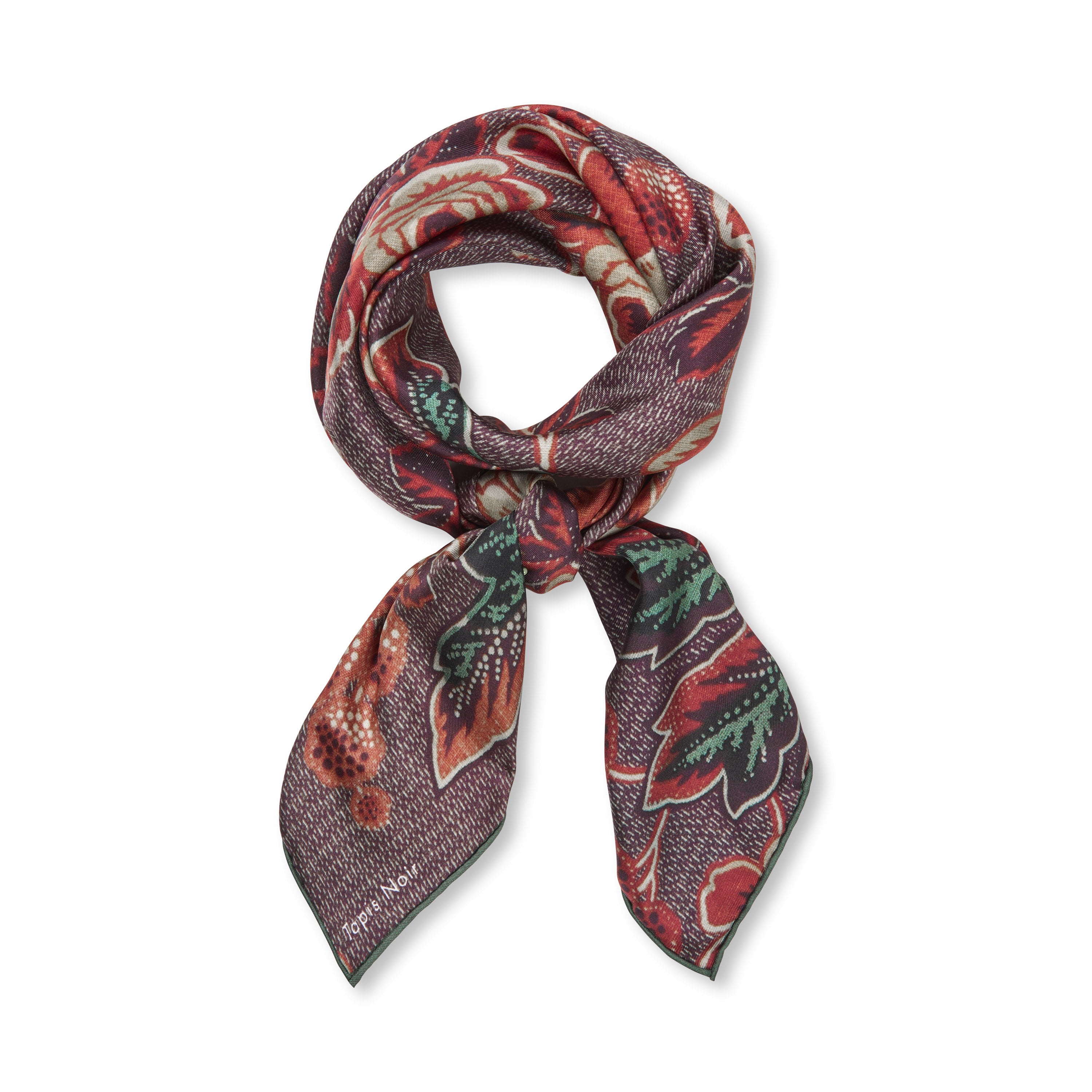 Tapis Noir Classical Gia Scarf Classical Red