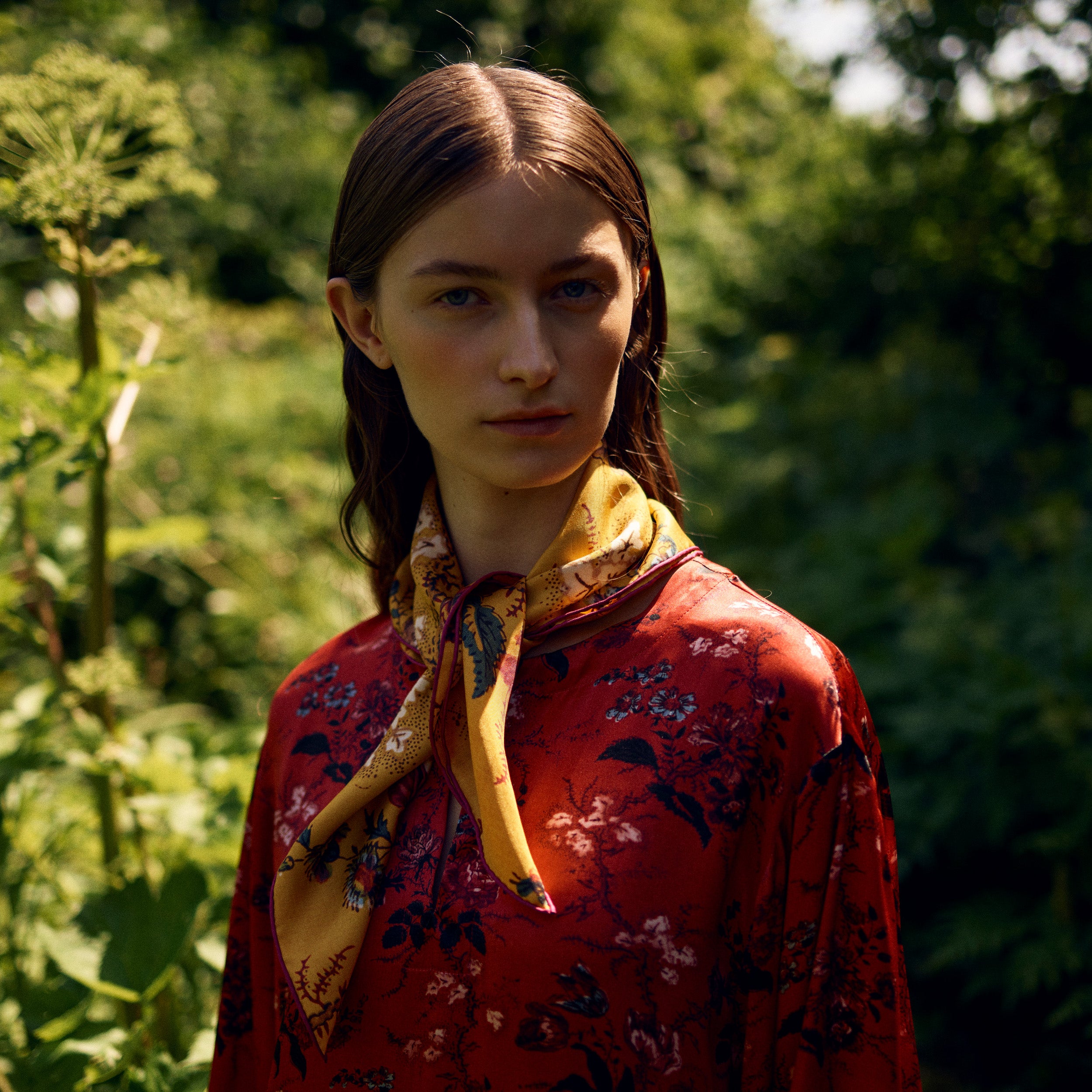 Tapis Noir Classical Small Elena Scarf Classical Small Yellow