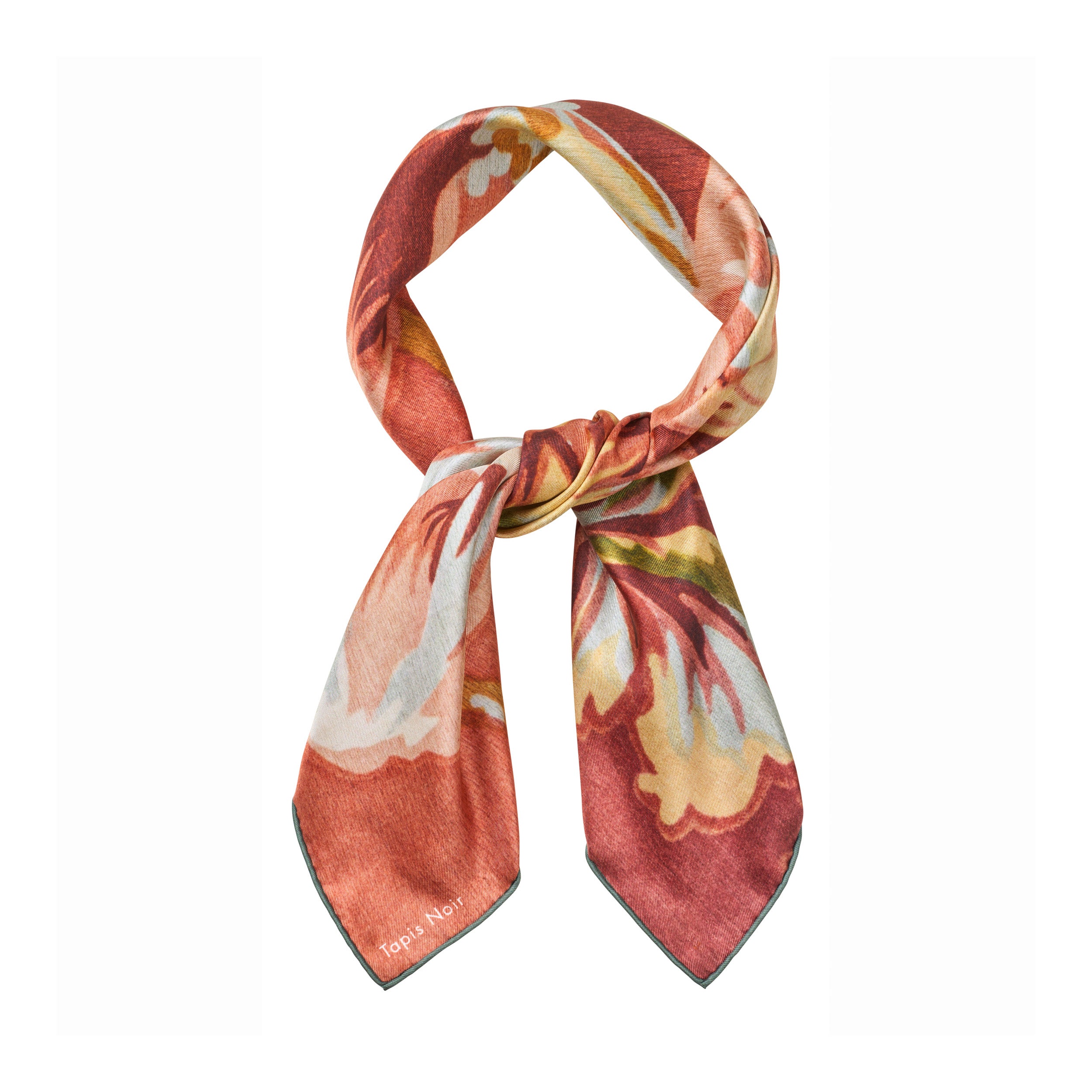 Tapis Noir Classical Small Evelyn Scarf Classical Small Red