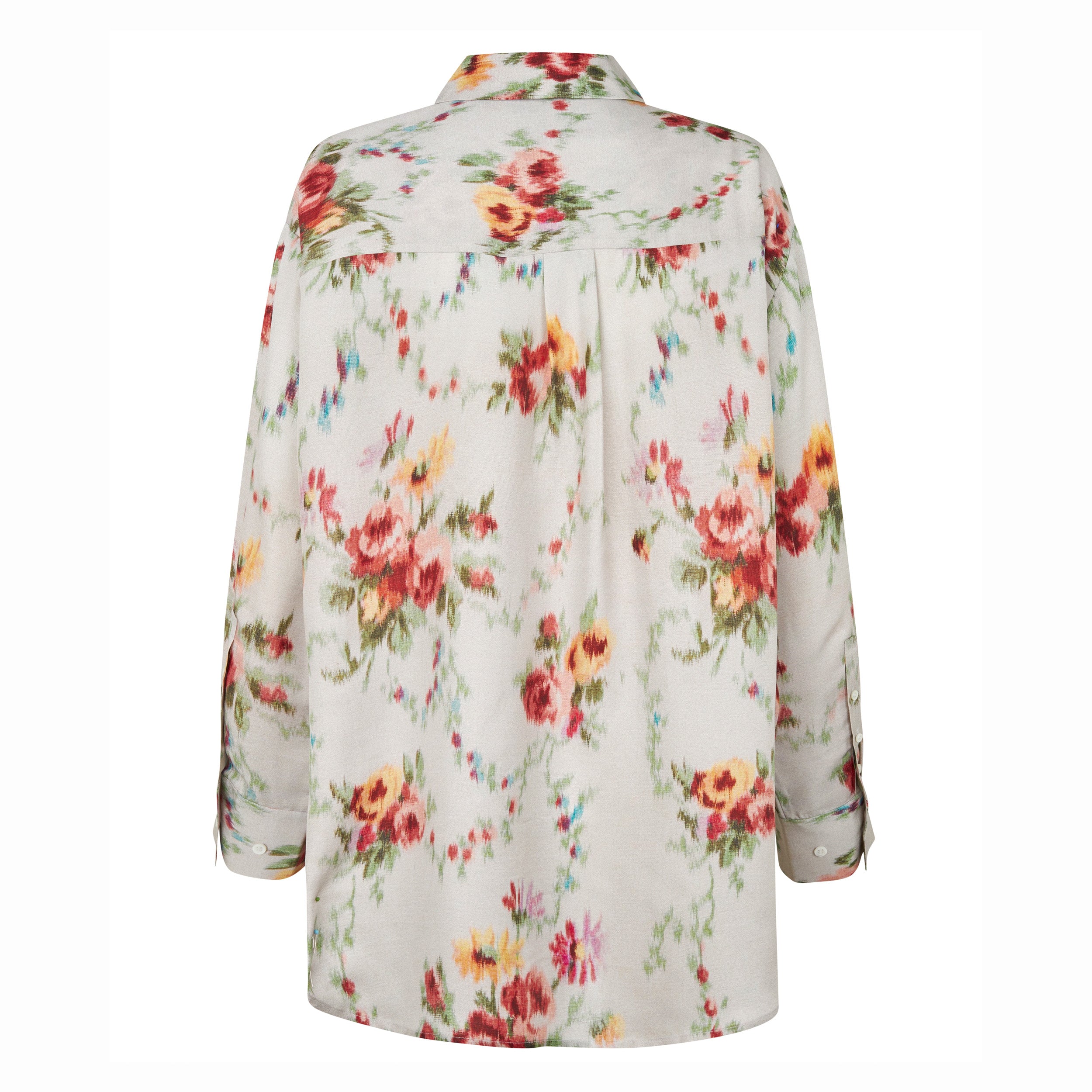 Tapis Noir Darla Silk Shirt - White Shirt White