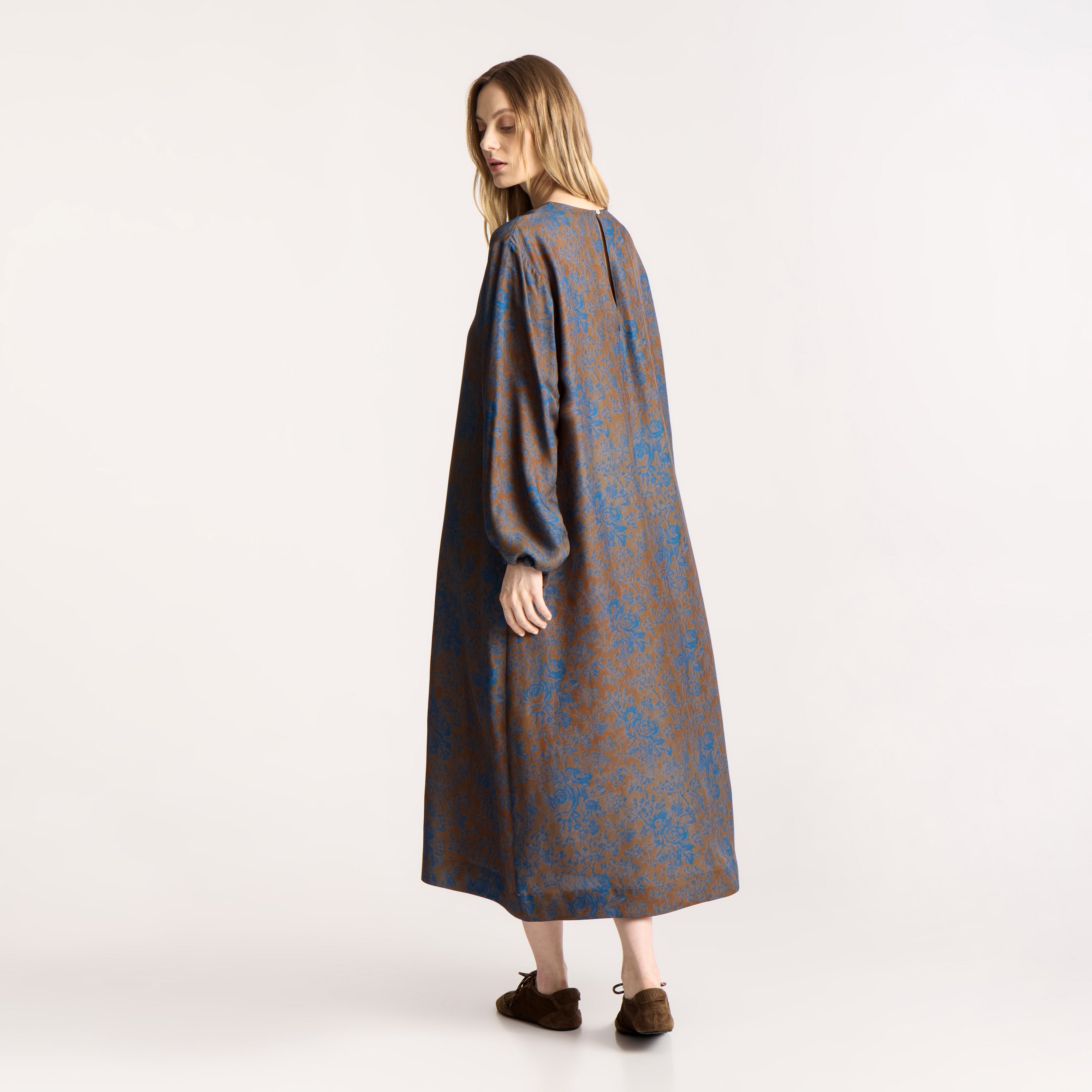 Tapis Noir Deidre Dress - Brown Dress Brown