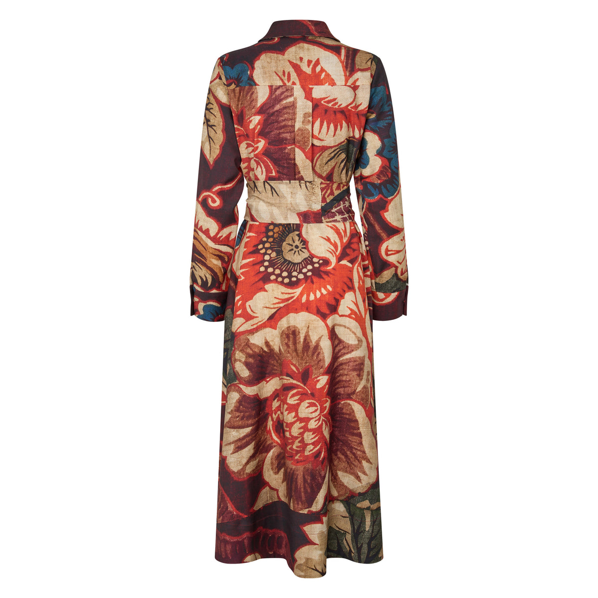 Tapis Noir Florence Wool Dress - Red Dress Red