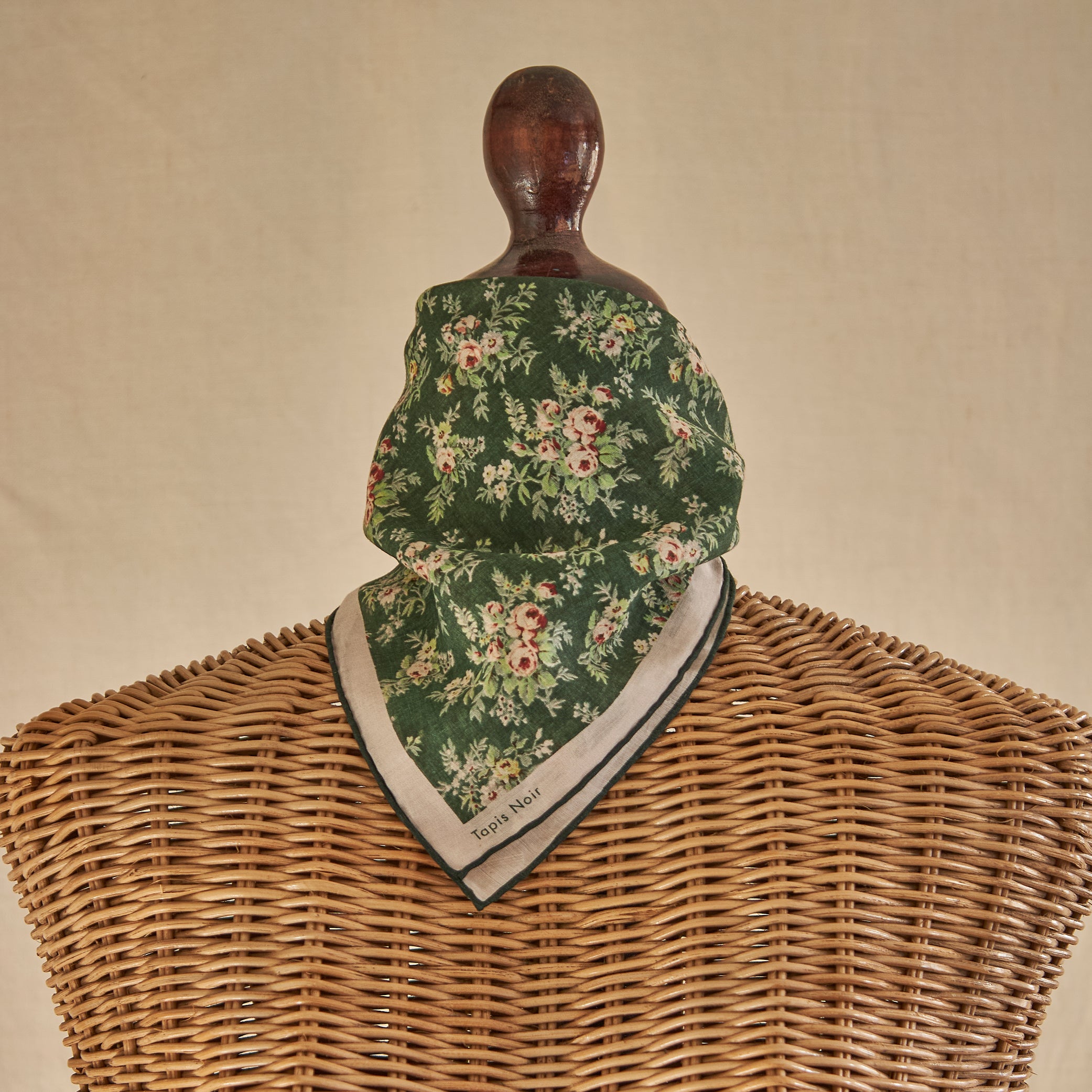 Tapis Noir Handkerchief Darcy Handkerchief Green