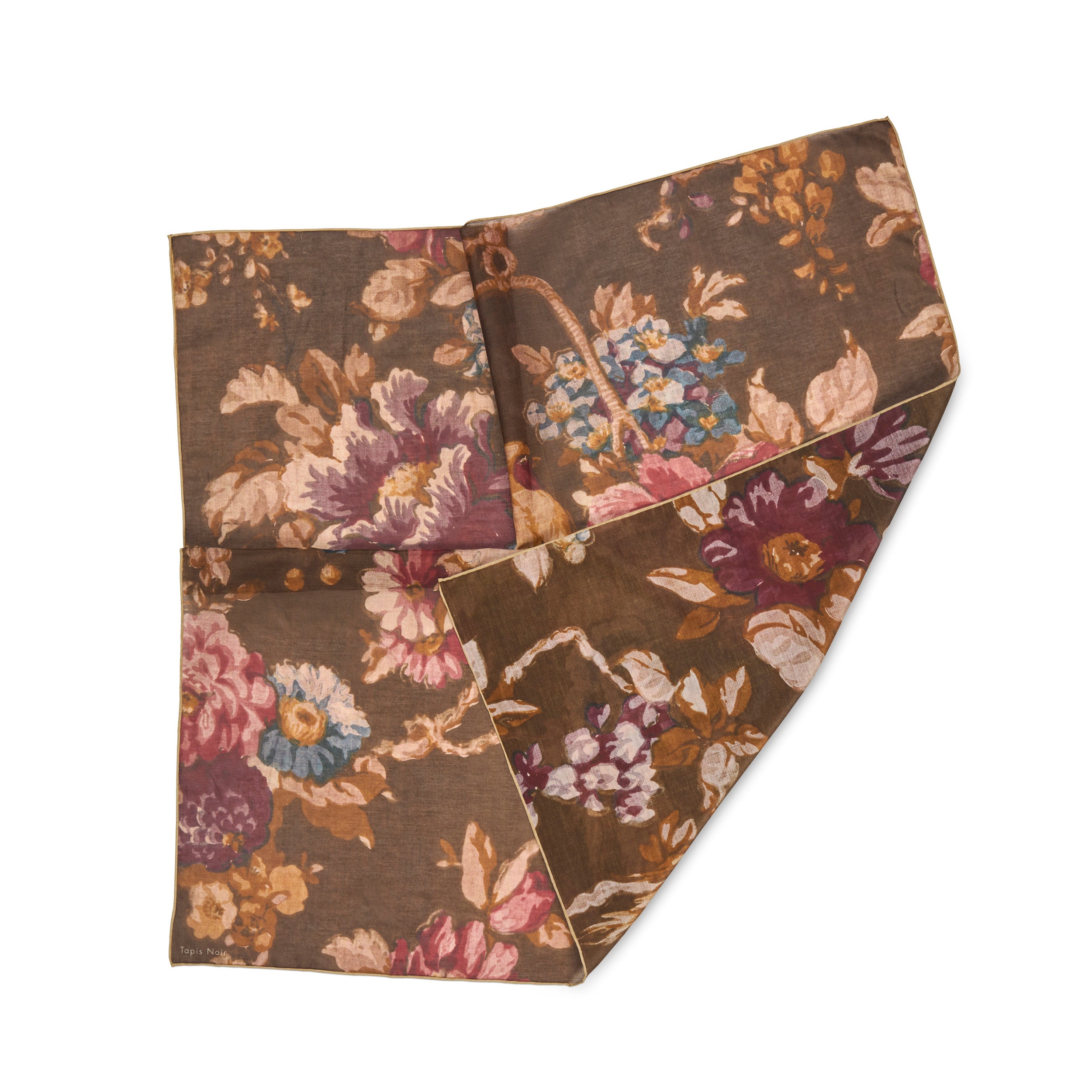 Tapis Noir Light Daisy Scarf Light Dark olive