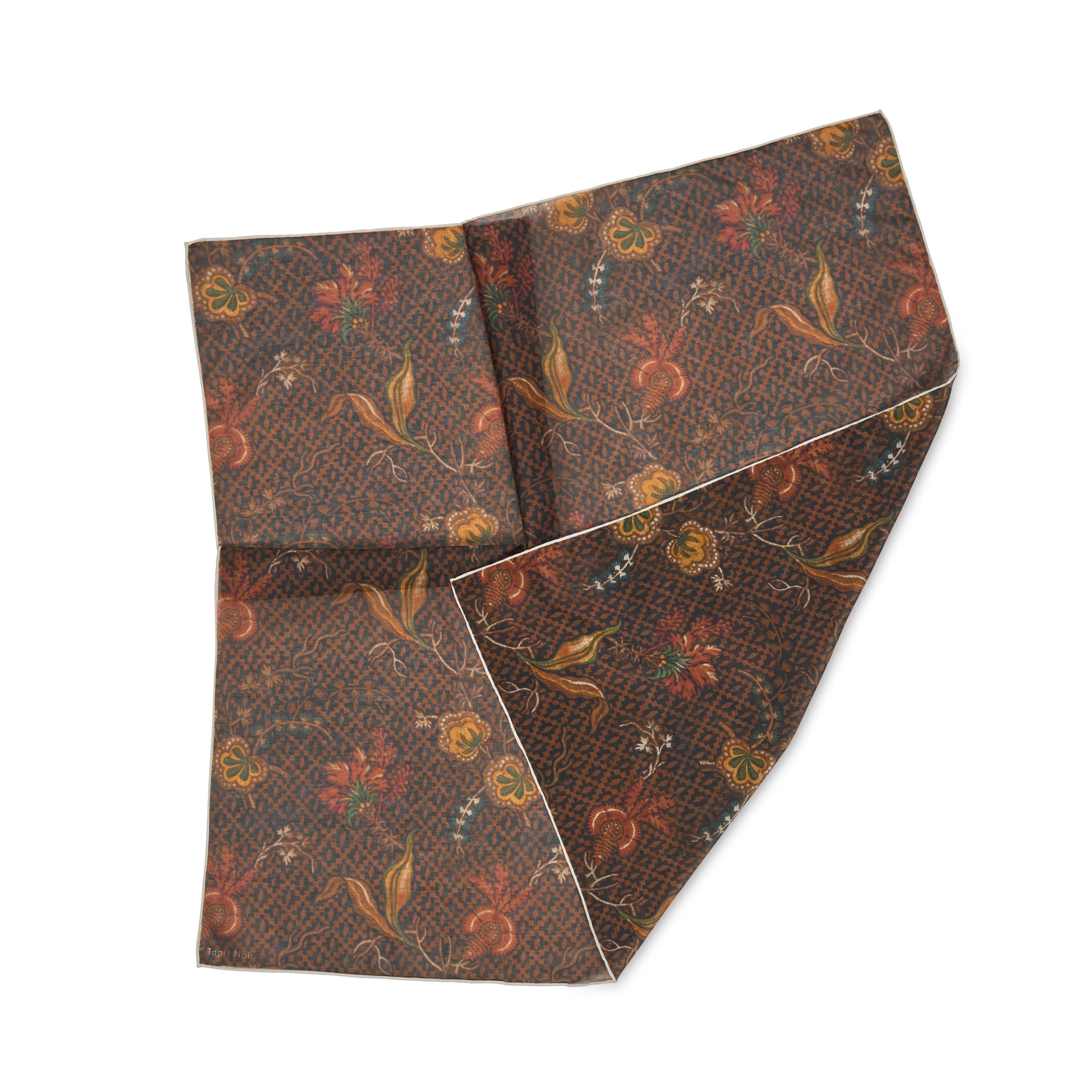 Tapis Noir Light Demi Scarf Light Brown