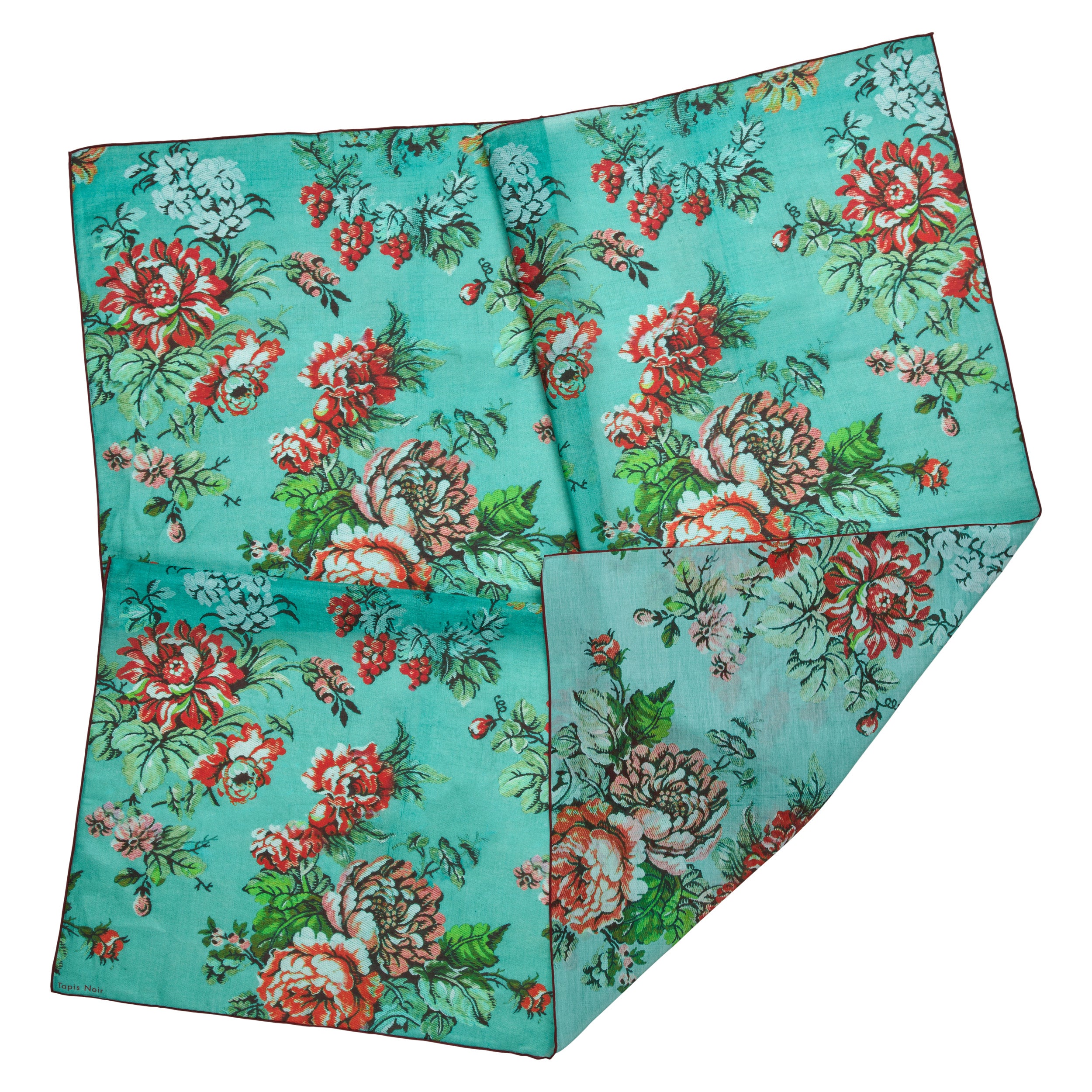 Tapis Noir Light Erica Scarf Light (85x85cm) Green