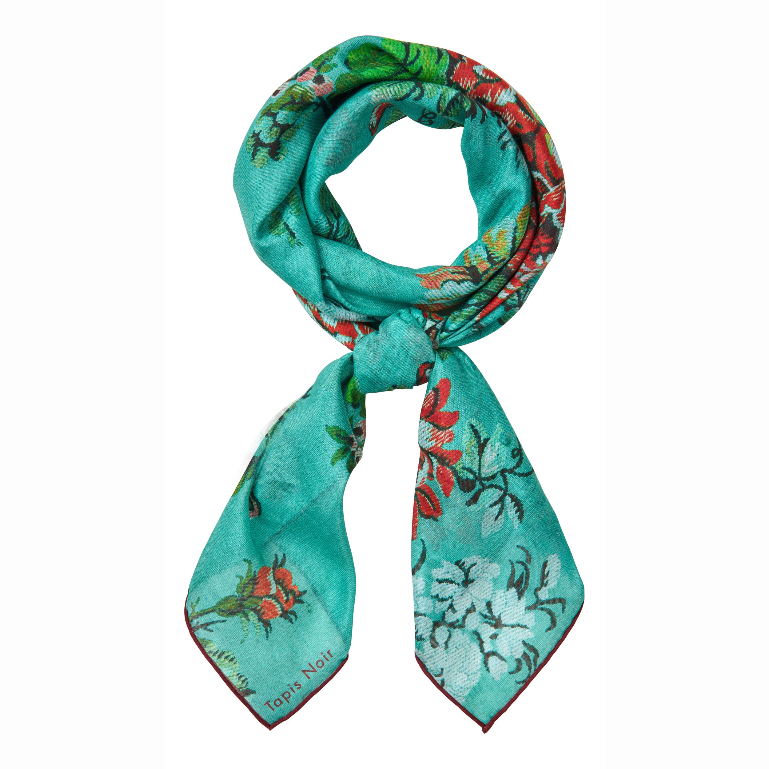 Tapis Noir Light Erica Scarf Light (85x85cm) Green