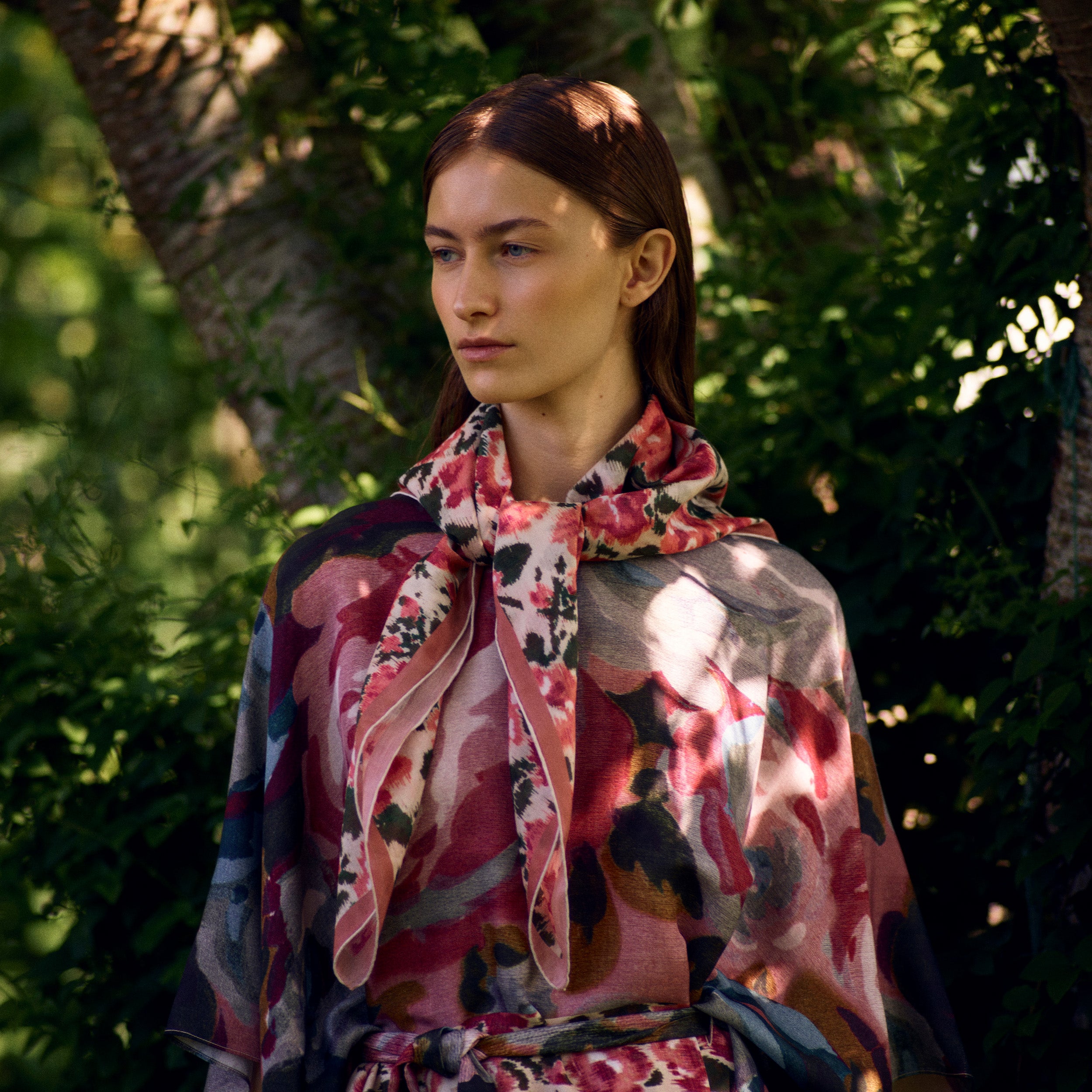 Tapis Noir Light Esme Scarf Light (85x85cm) Soft Pink