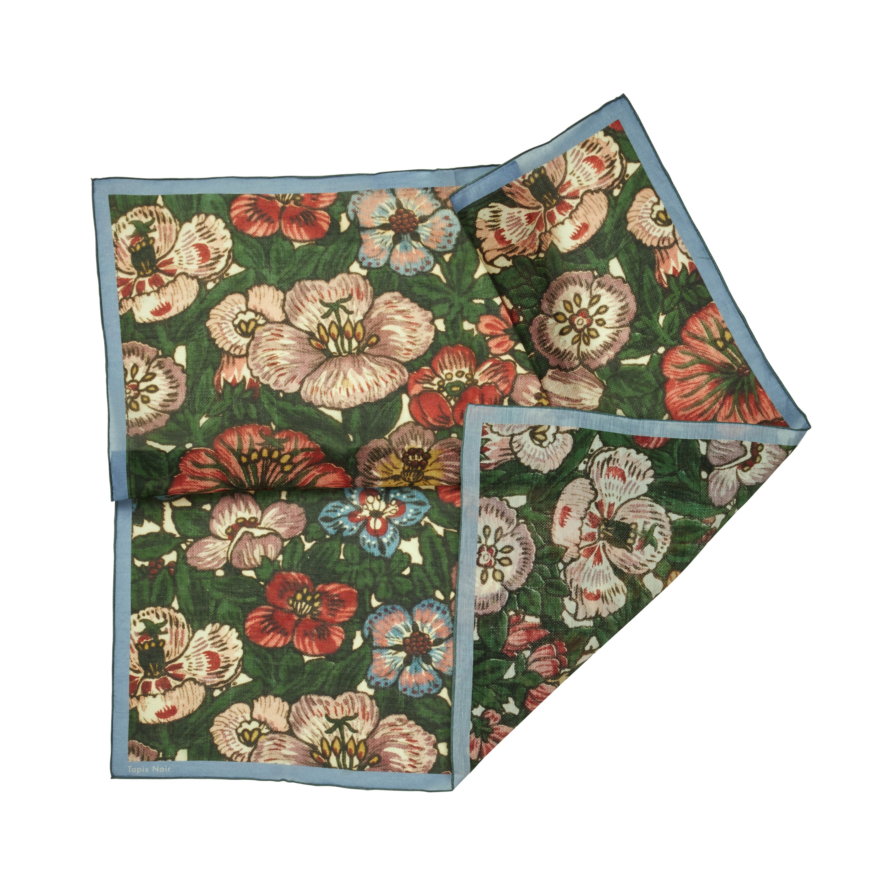 Tapis Noir Light Green Bloom Scarf Light Green