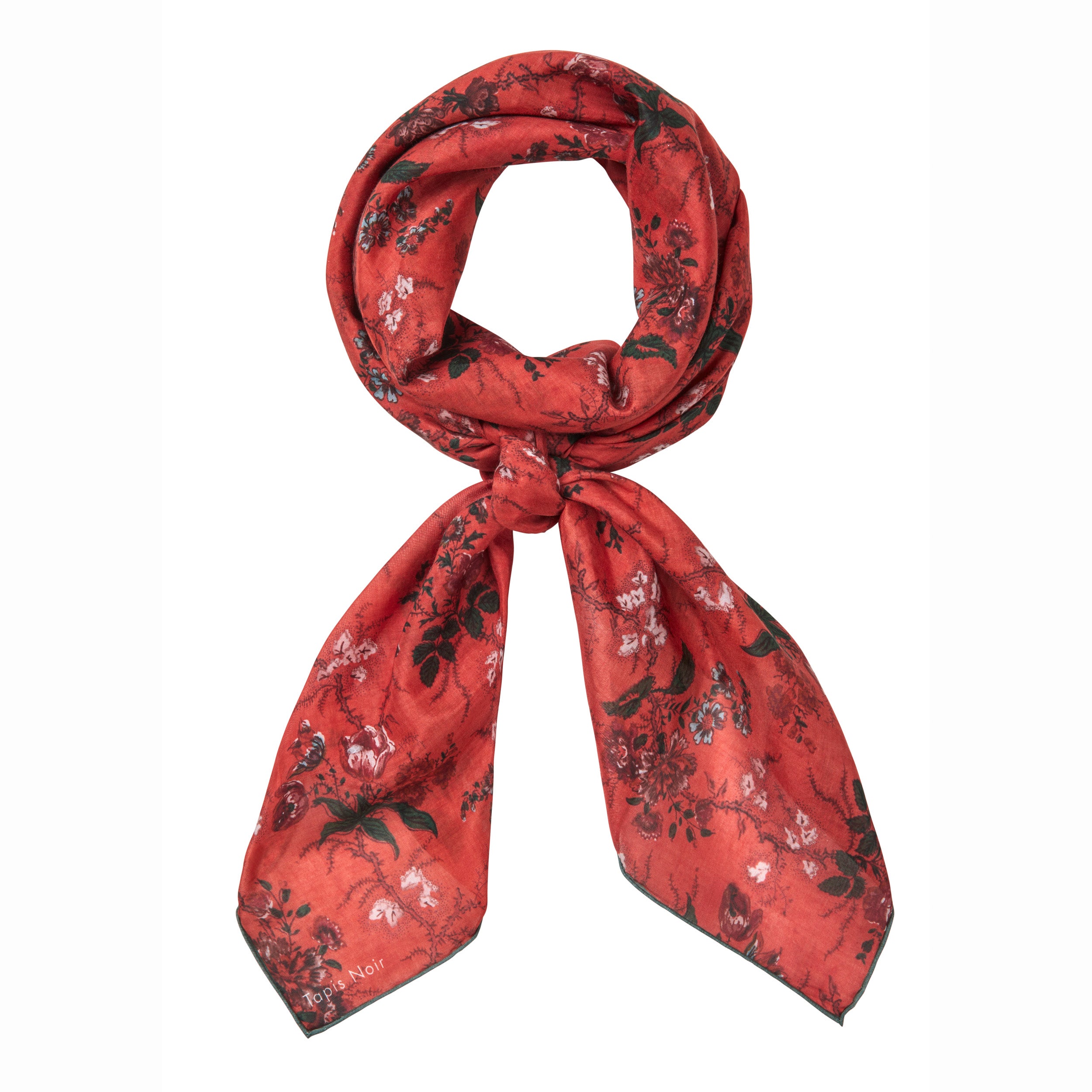 Tapis Noir Light Large Ellen Scarf Light Large (120x120cm) Red