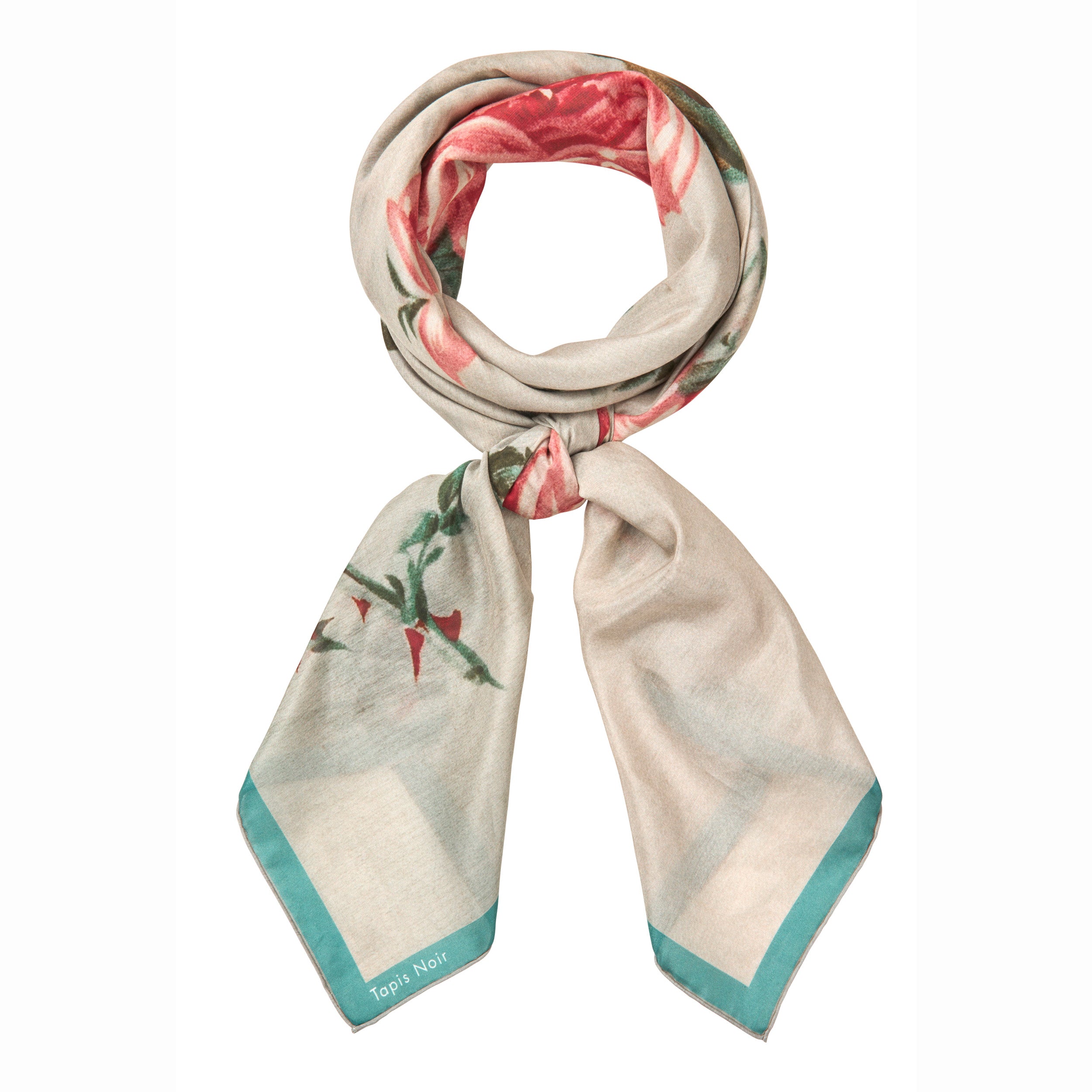 Tapis Noir Light Large Essie Scarf Light Large (120x120cm) White