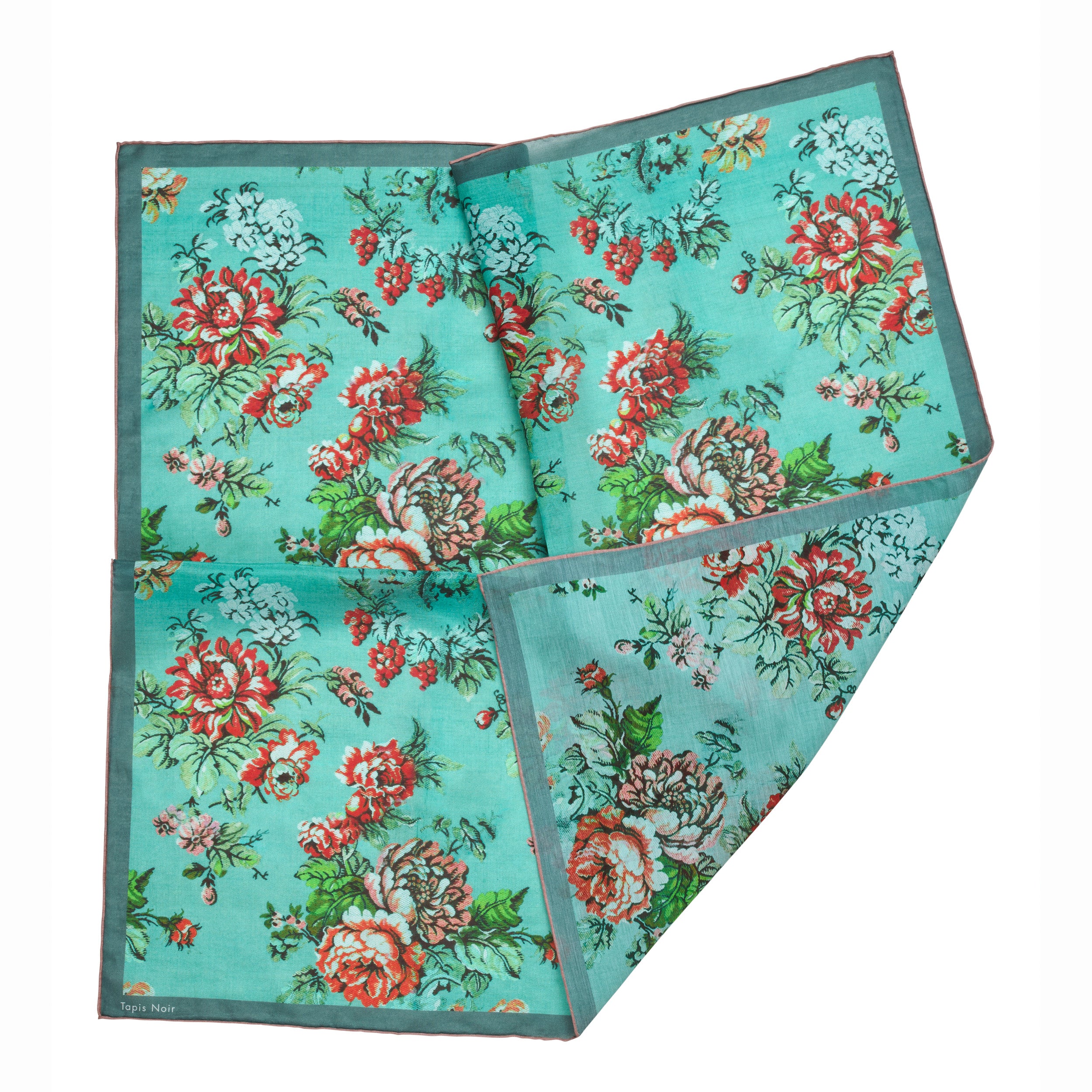 Tapis Noir Light Small Erica Scarf Light Small (67x67cm) Green