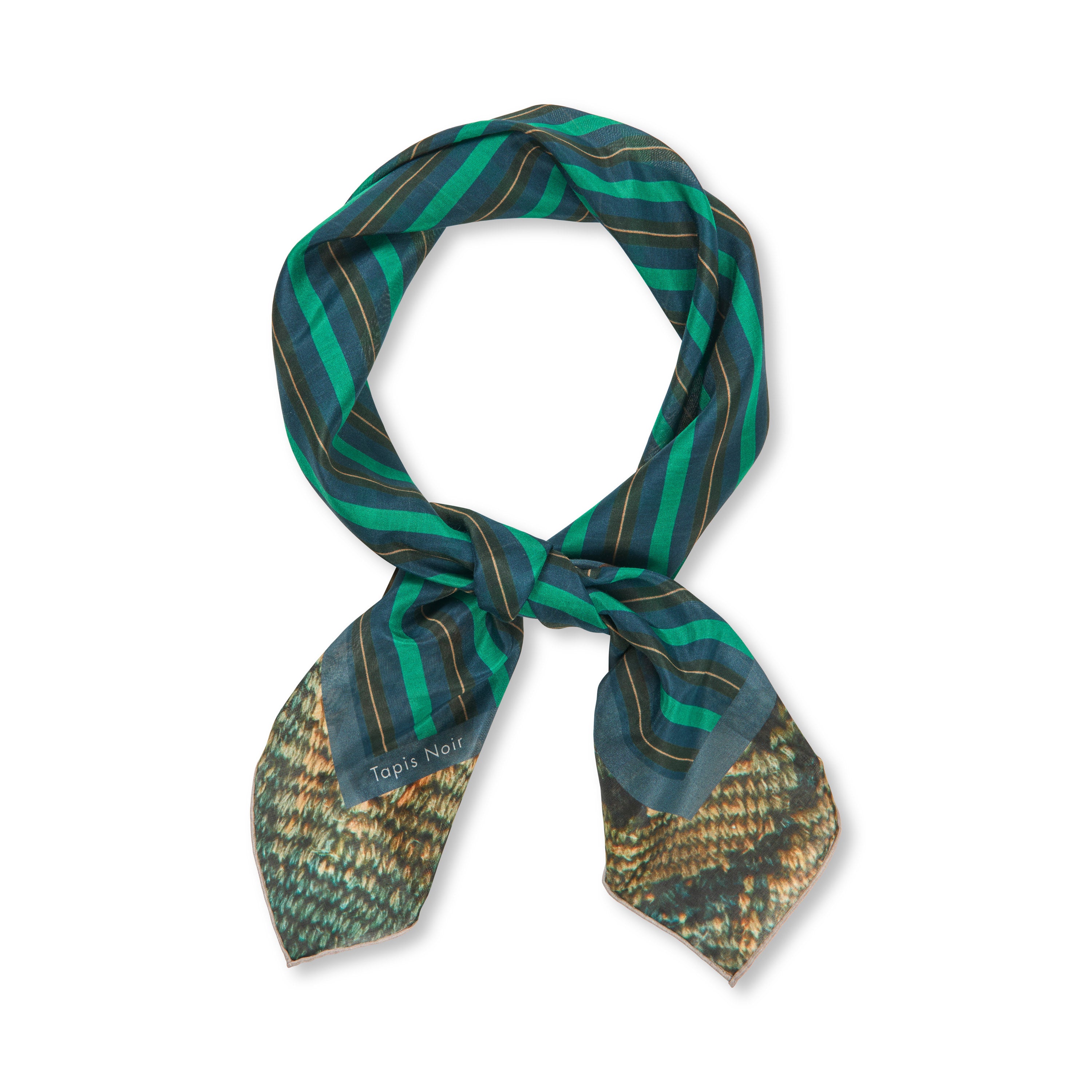 Tapis Noir Light Small Grady Scarf Light Small (67x67cm) Green