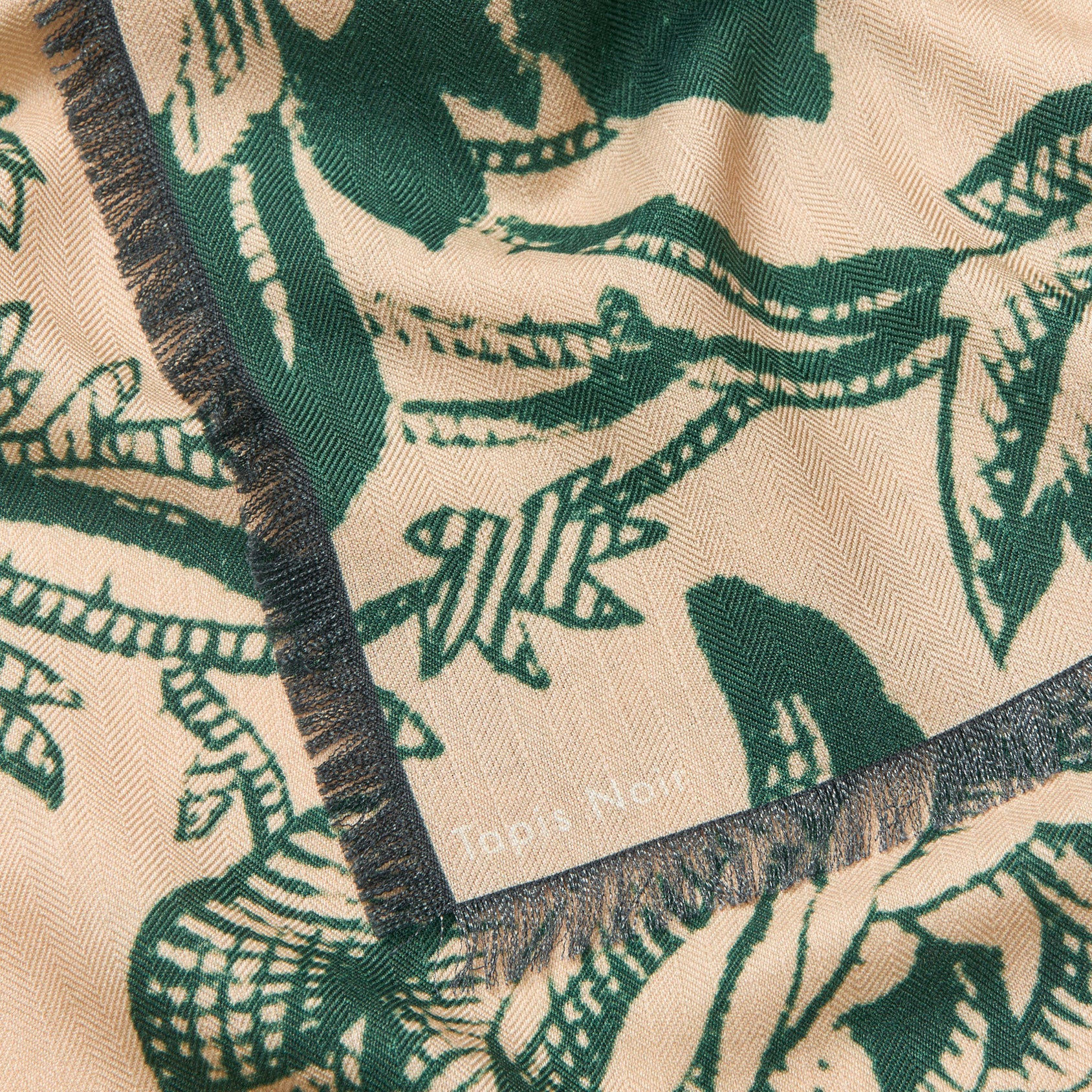 Tapis Noir Long Darlene Scarf Long Green