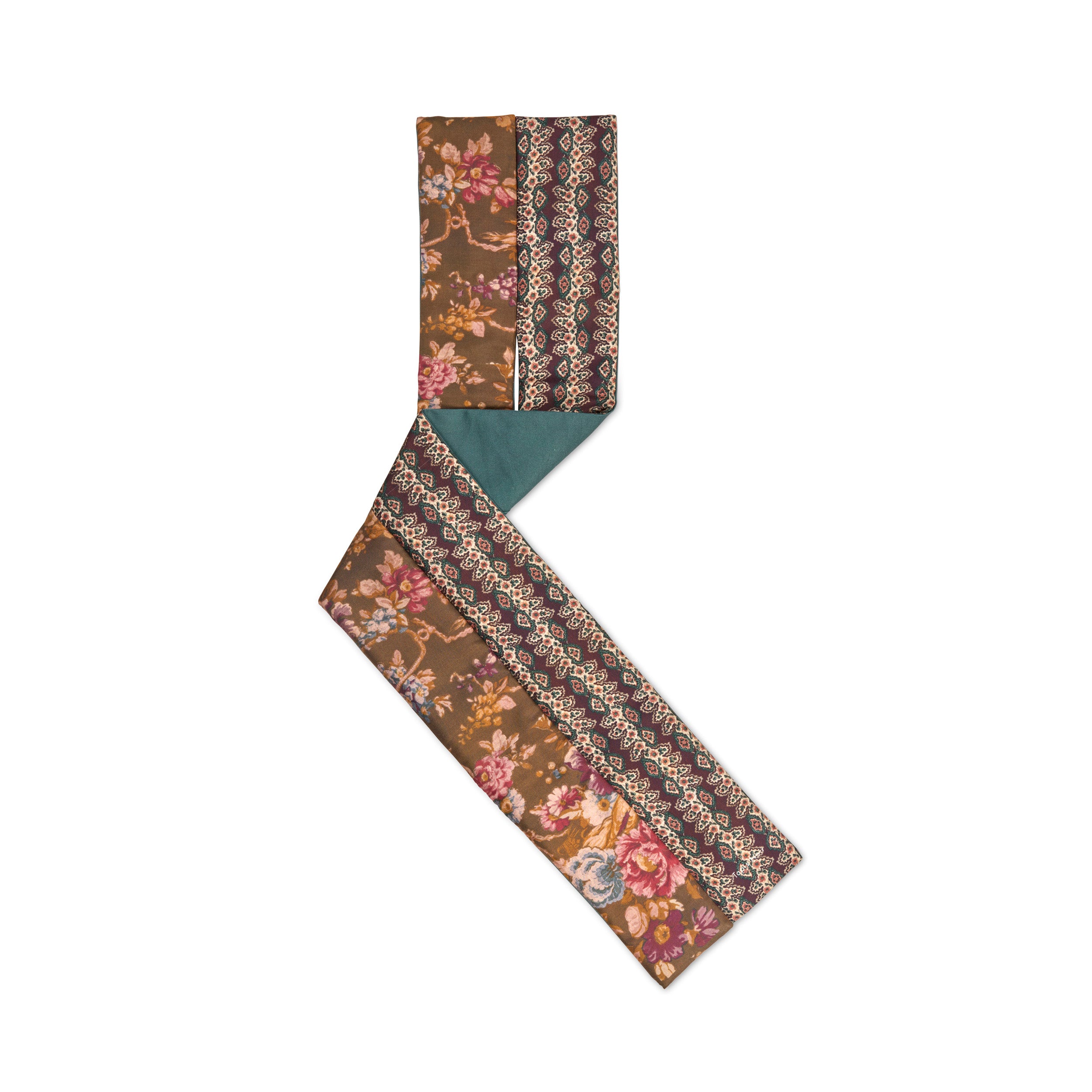 Tapis Noir Puffer Scarf Dara Puffer Brown