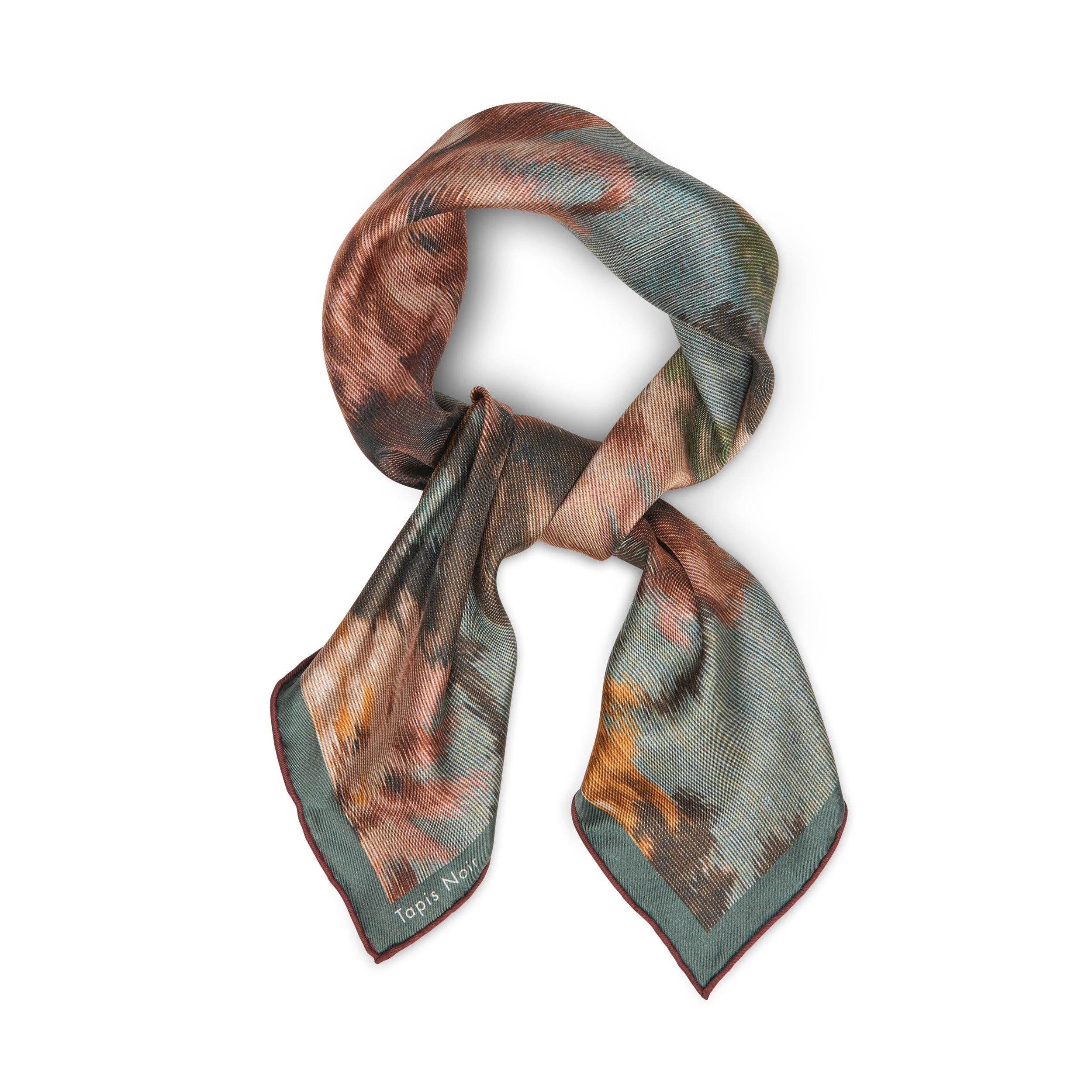 Tapis Noir Small Classical Dani Scarf Classical Small Blue