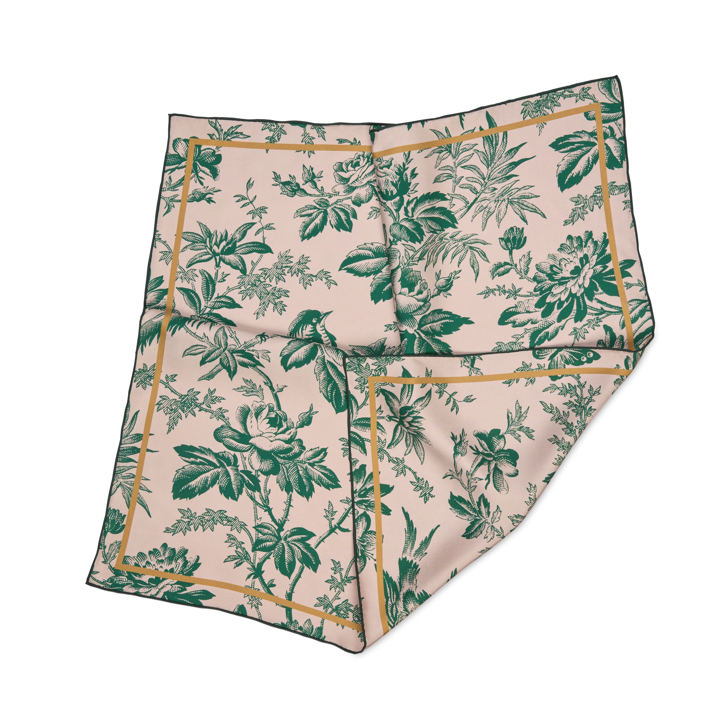 Tapis Noir Small Classical Darlene Scarf Small Classical Green