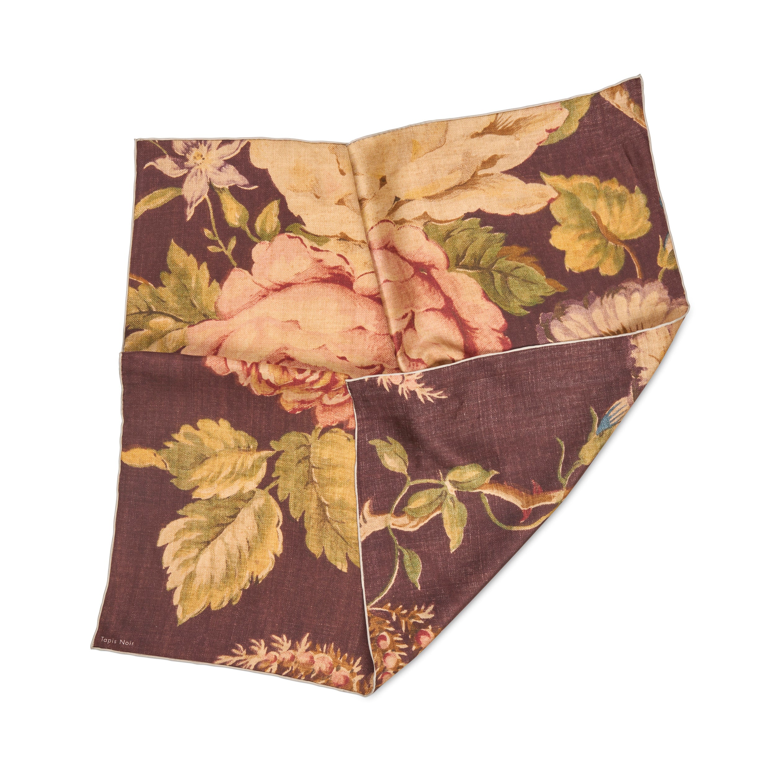 Tapis Noir Small Classical Davina Scarf Small Classical Brown