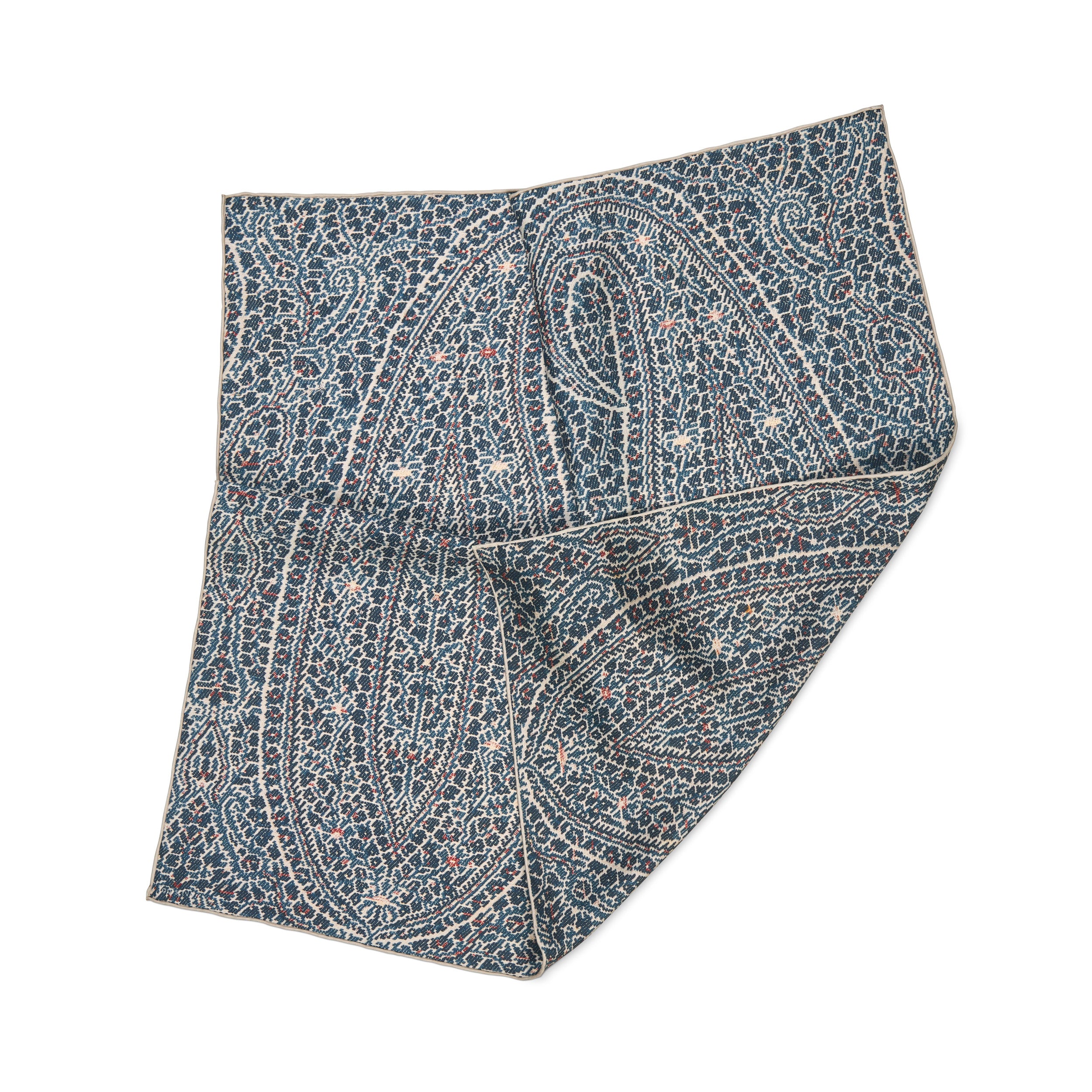 Tapis Noir Small Classical Dina Scarf Small Classical Blue