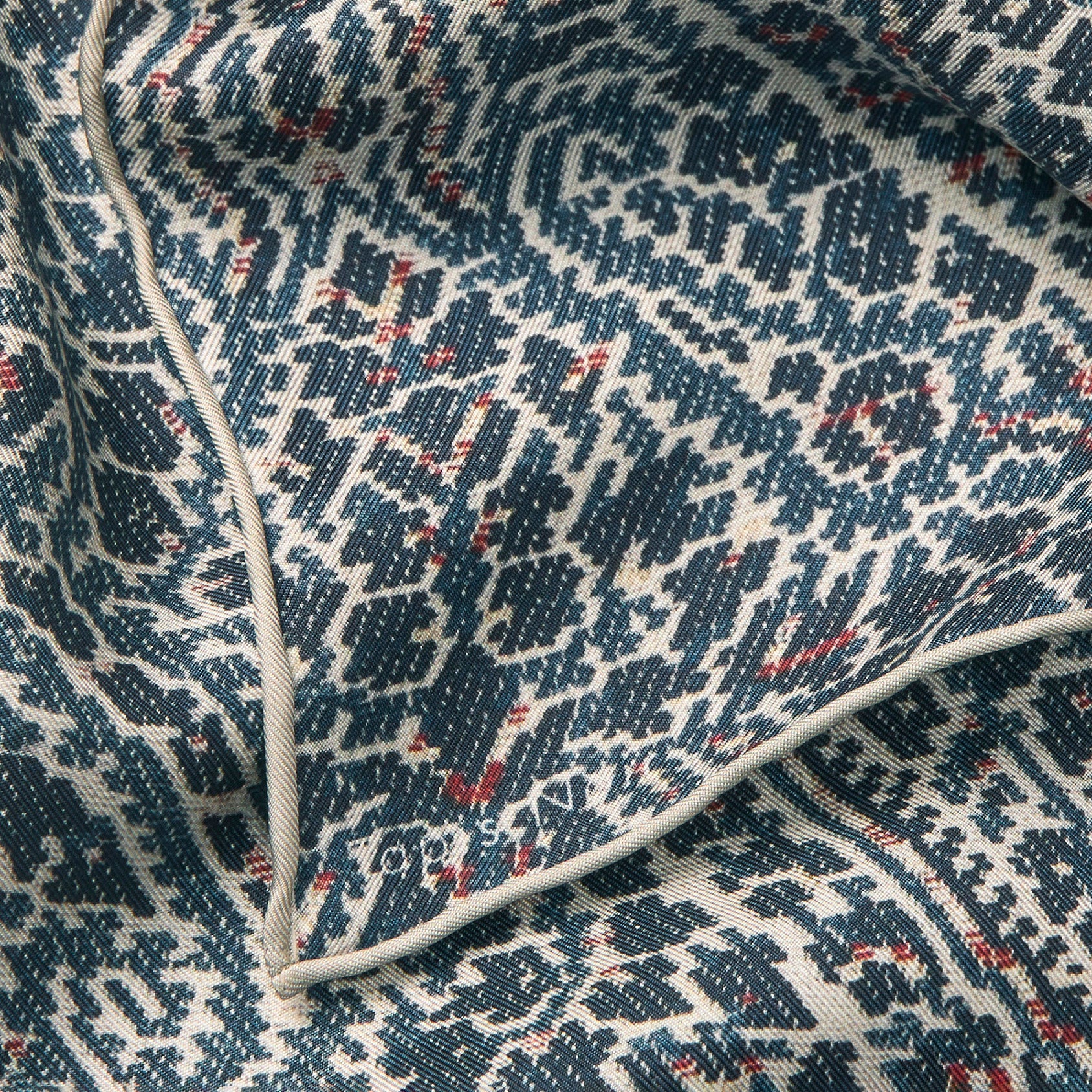 Tapis Noir Small Classical Dina Scarf Small Classical Blue
