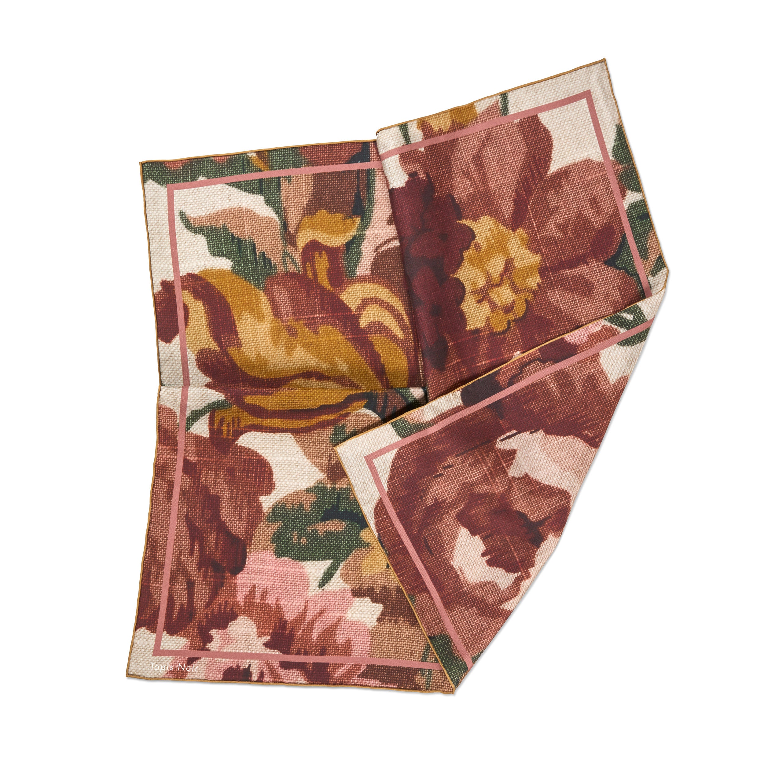 Tapis Noir Small Classical Dusty Scarf Classical Small Red