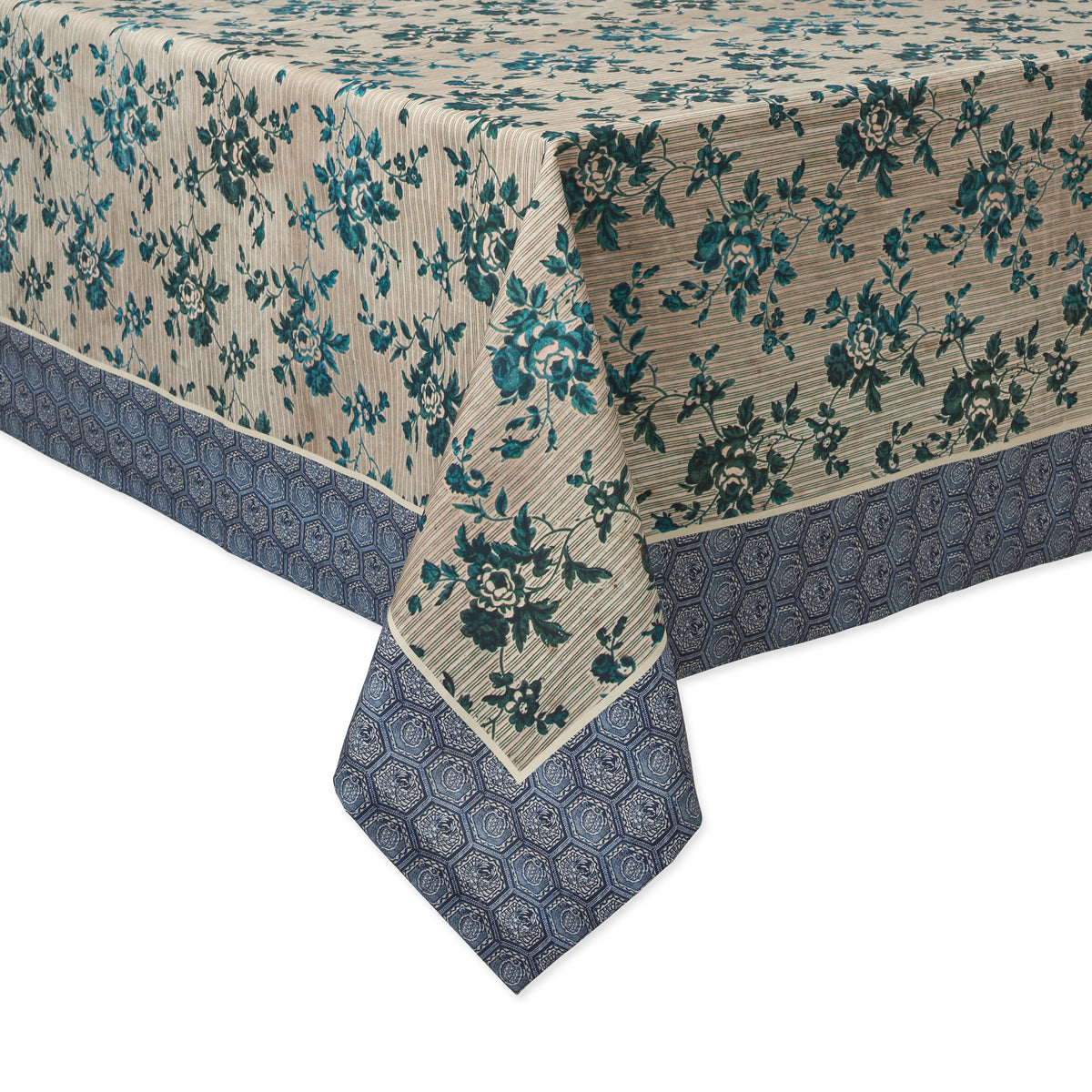 Tapis Noir Tablecloth Greta - 140x236cm Tablecloth Blue