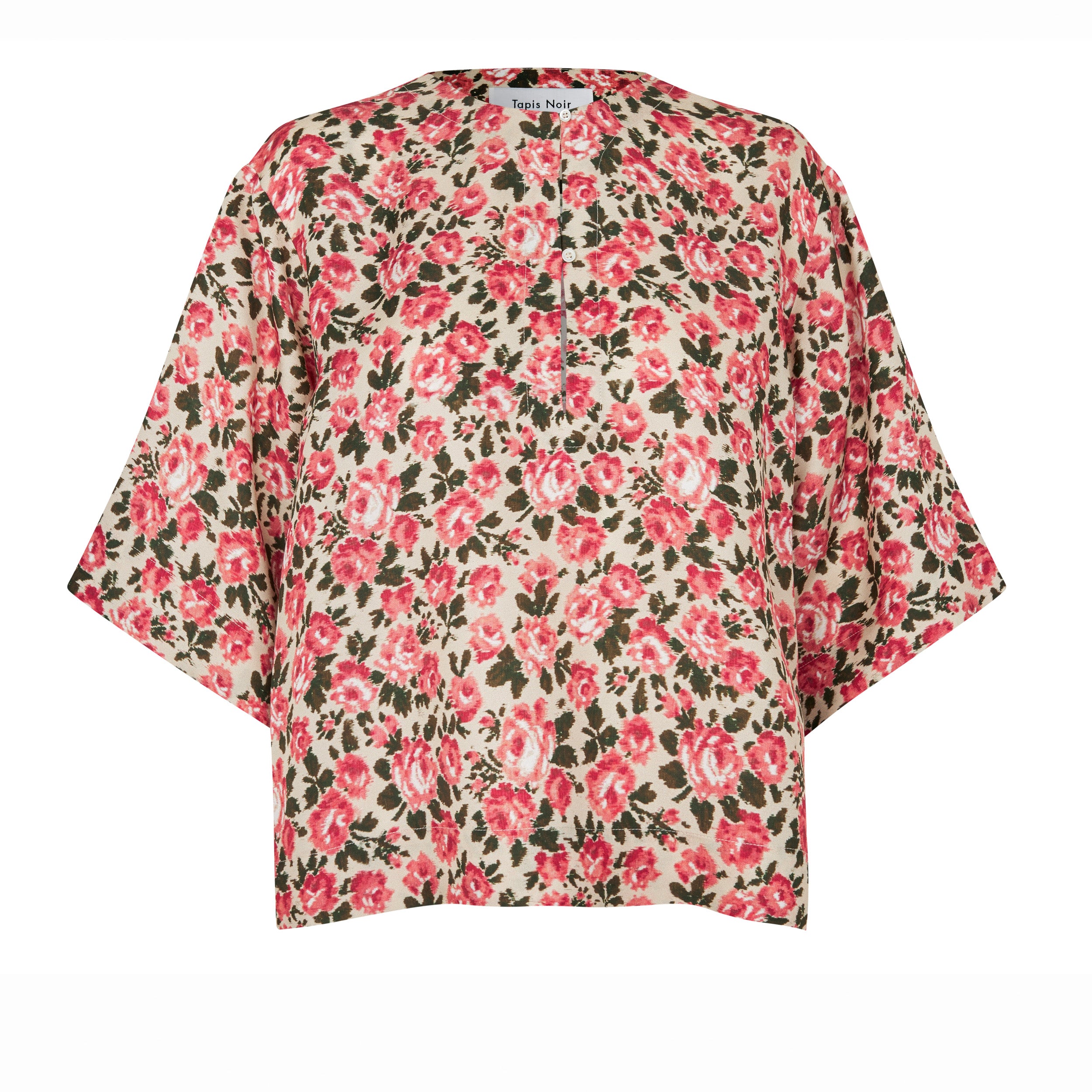 Tapis Noir Cali Silk Top - Rose Top Soft Pink