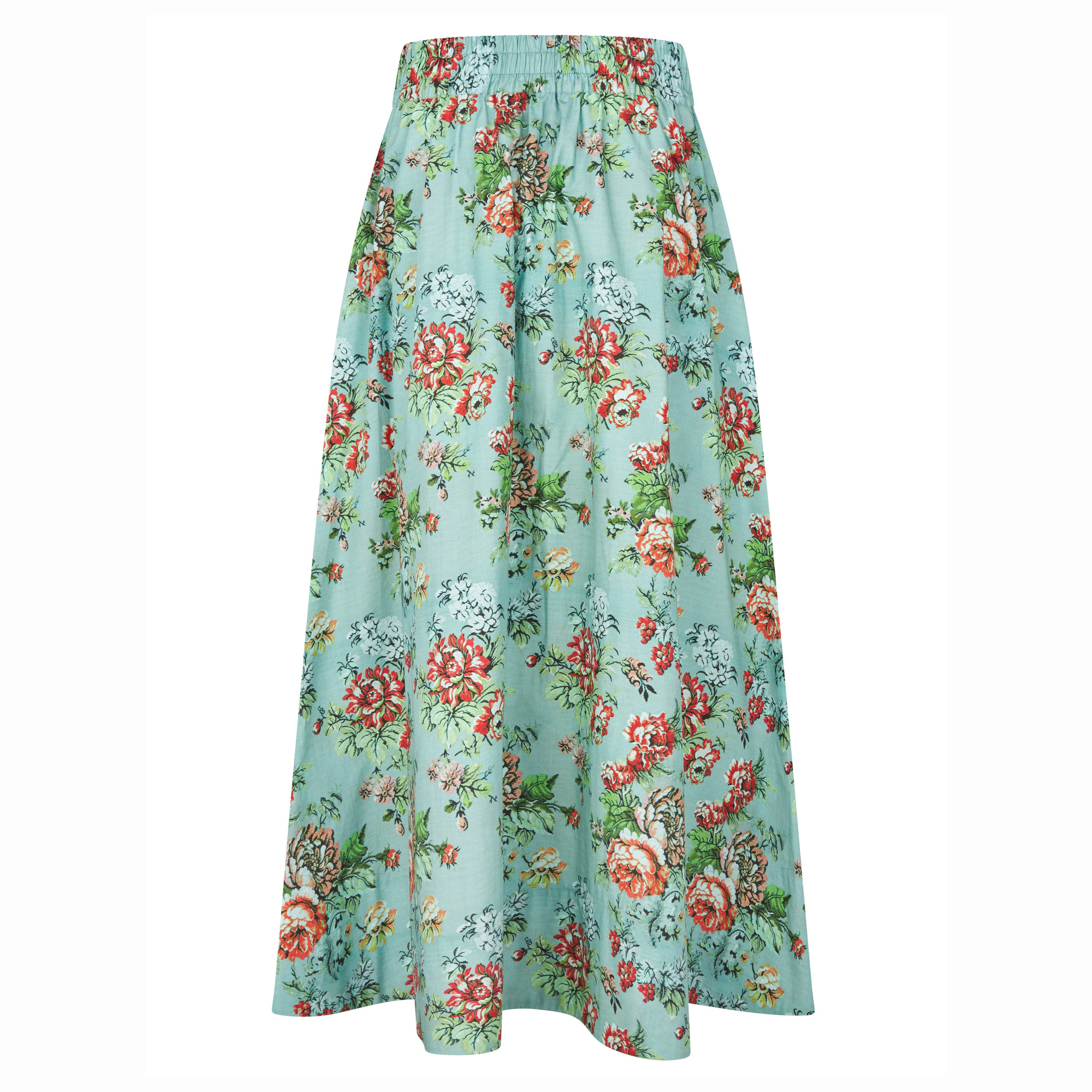 Tapis Noir Cate Cotton Skirt - Green Skirt Green