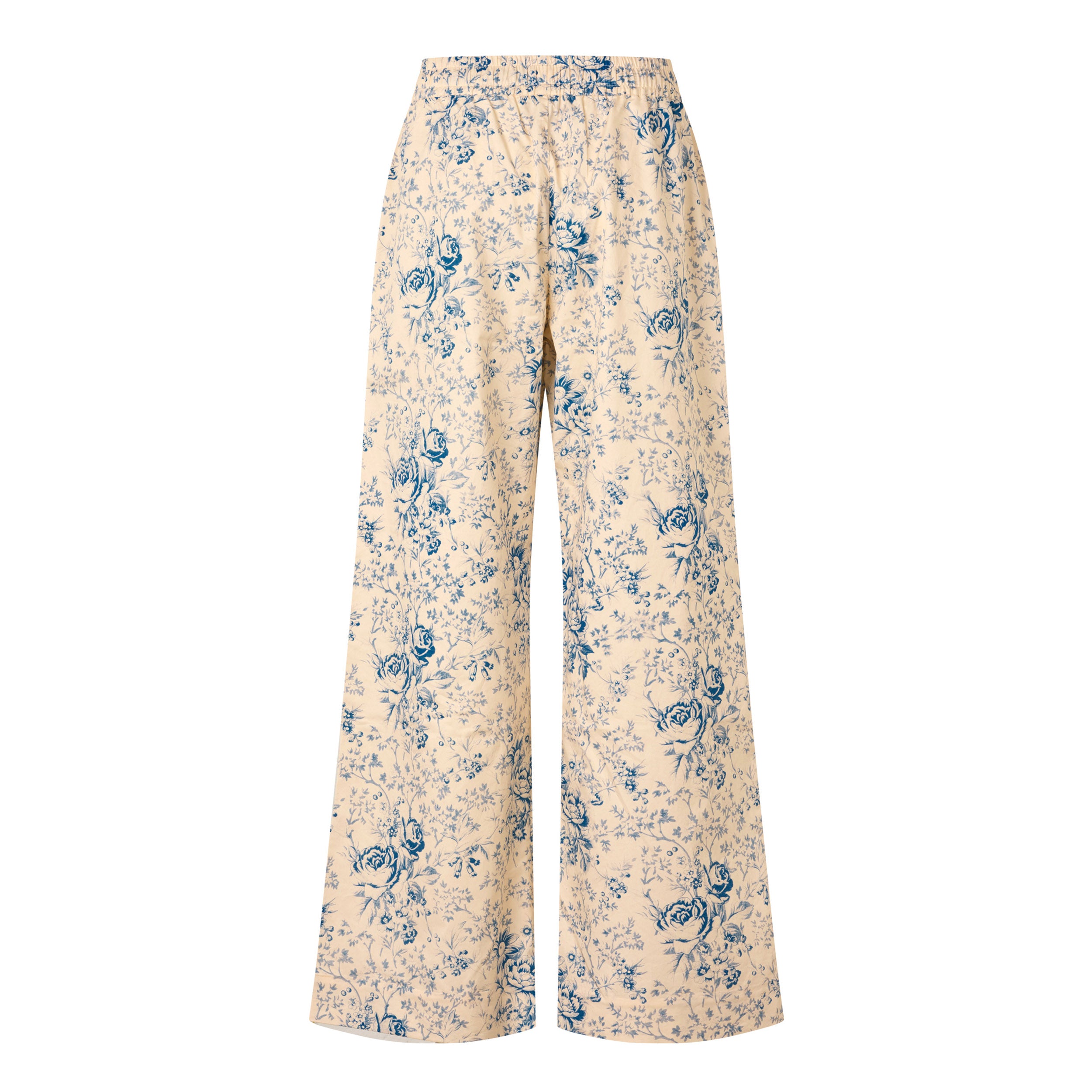 Tapis Noir Catrin Cotton Pants - Blue Pants Blue