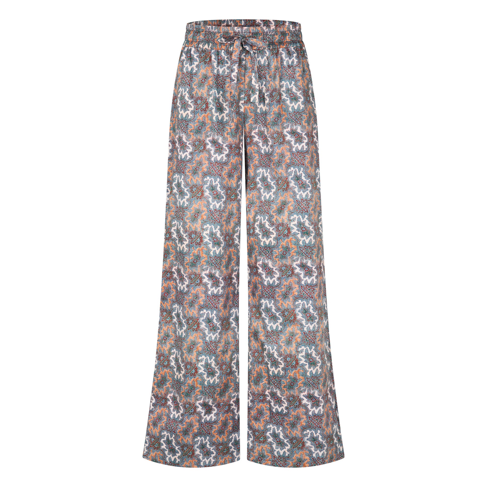 Tapis Noir Catrin Cotton Pants - Blue dream Pants Blue