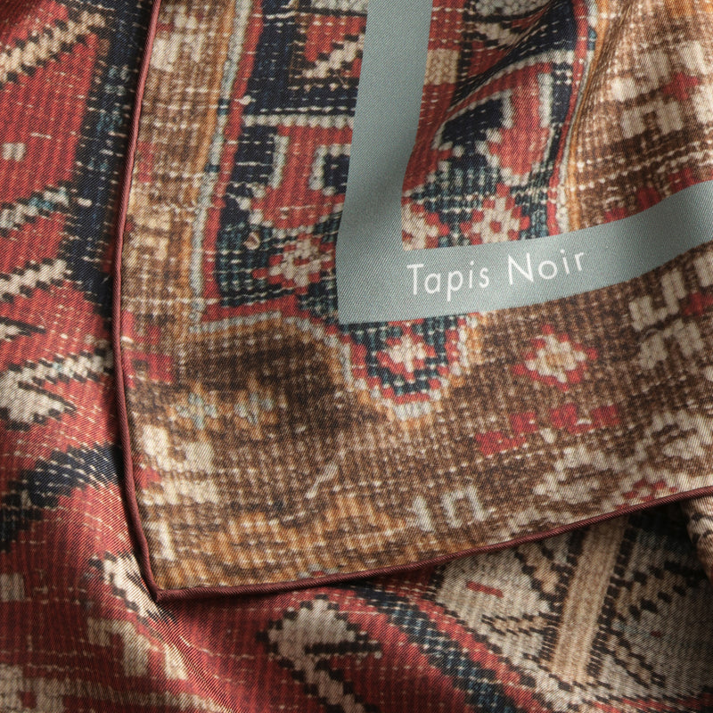 Tapis Noir Classical Carpet Scarf Classical Ethnic