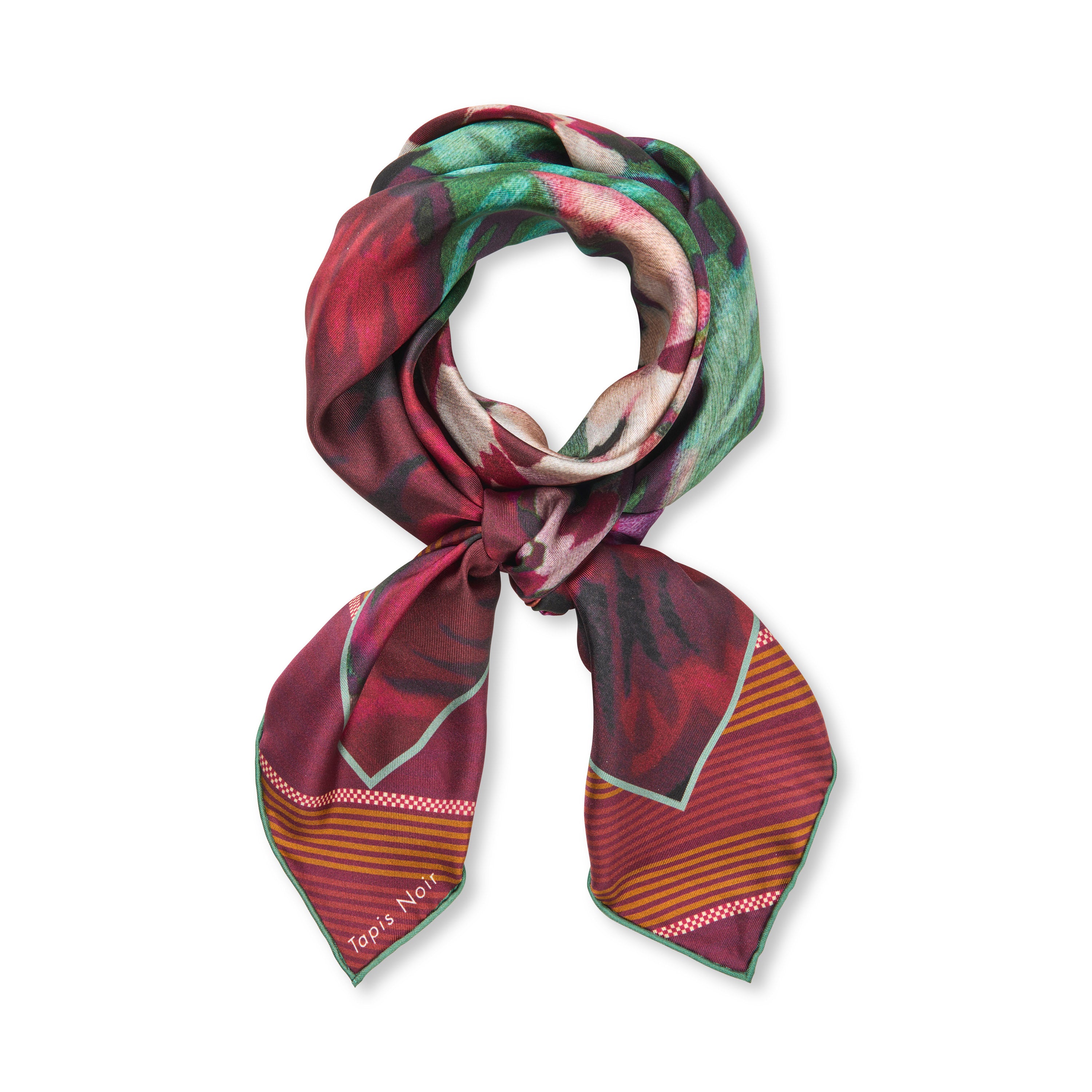 Tapis Noir Classical Gwendolyn Scarf Classical Purple
