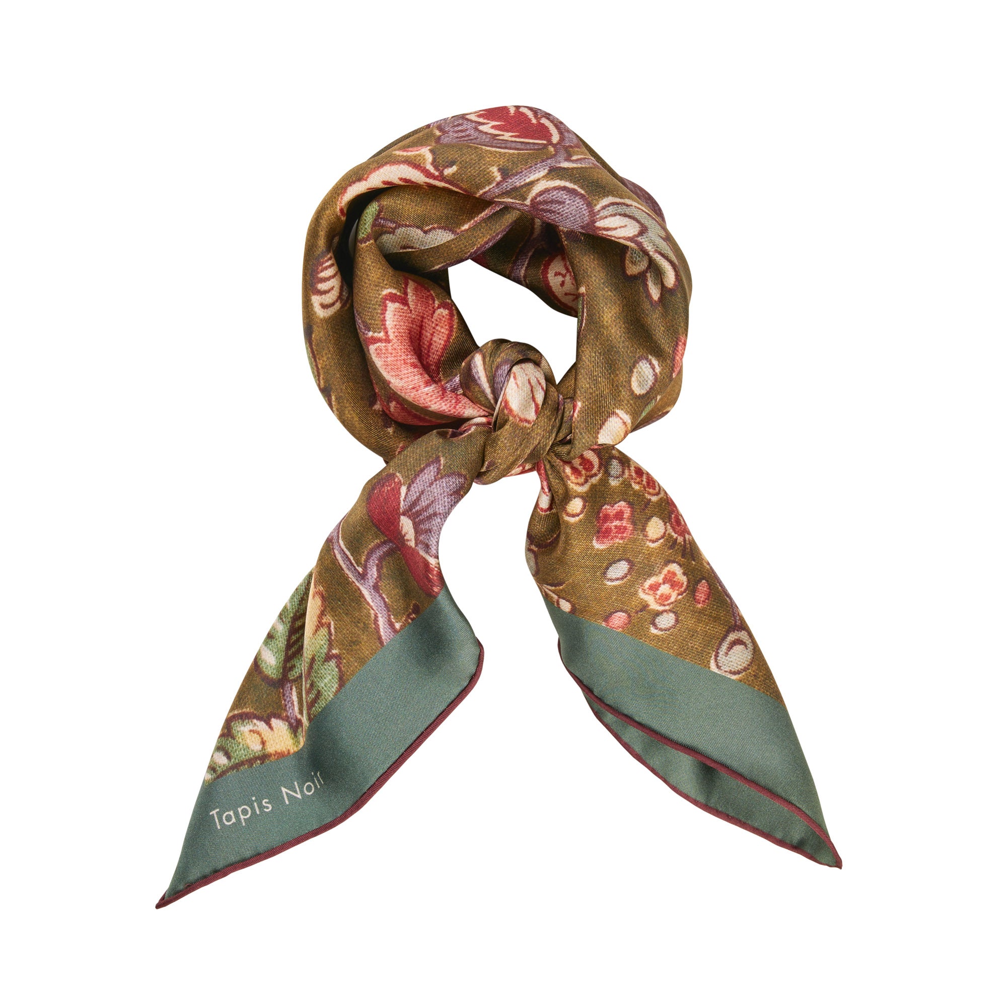 Tapis Noir Classical Olive Scarf Classical Green