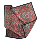 Tapis Noir Classical Red Flower Scarf Classical Floral