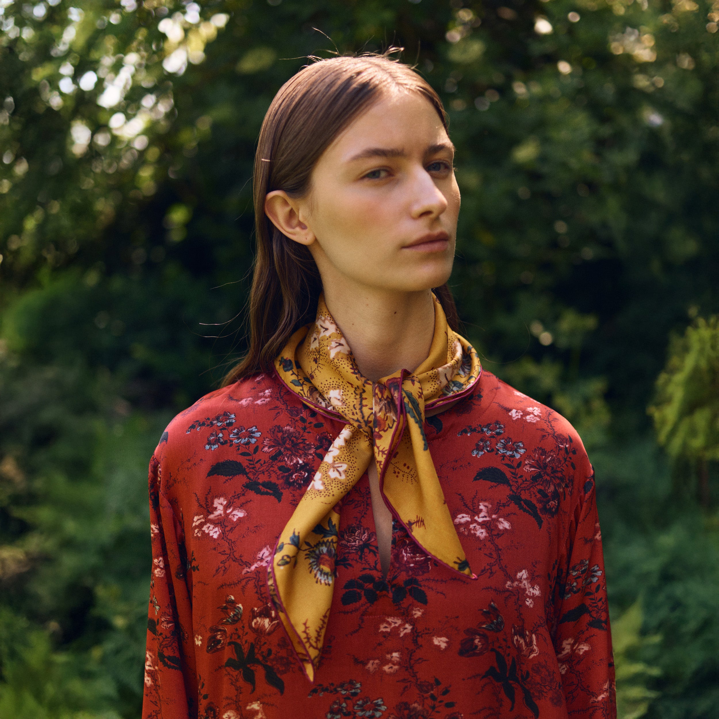 Tapis Noir Classical Small Elena Scarf Classical Small Yellow