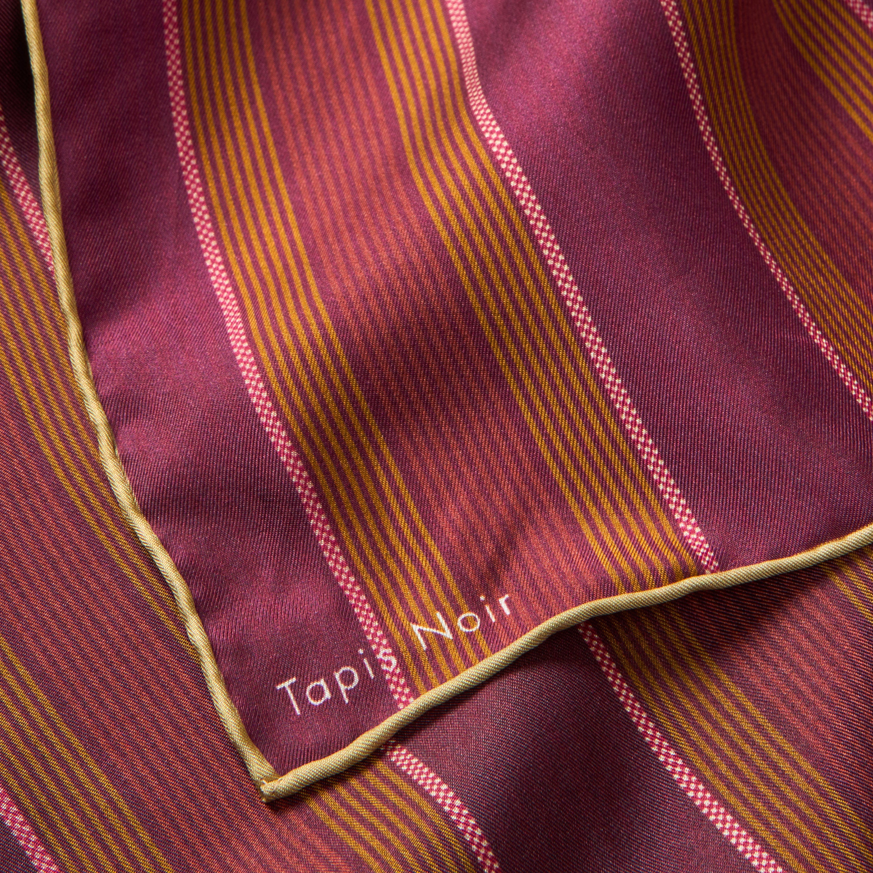 Tapis Noir Classical Small Gabrielle Scarf Classical Small Purple